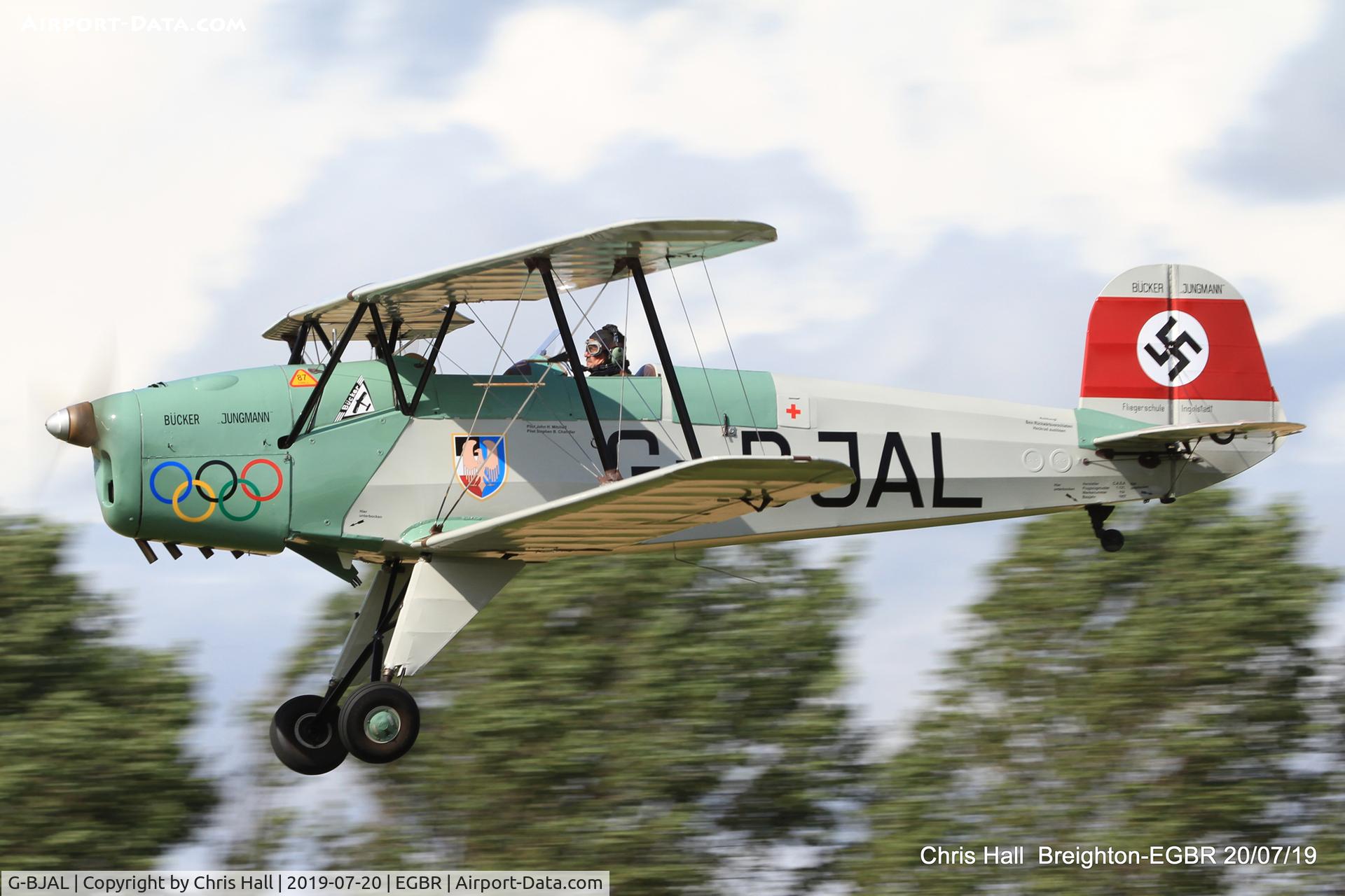 G-BJAL, 1957 Bucker 1-131E Jungmann C/N 1028, Breighton