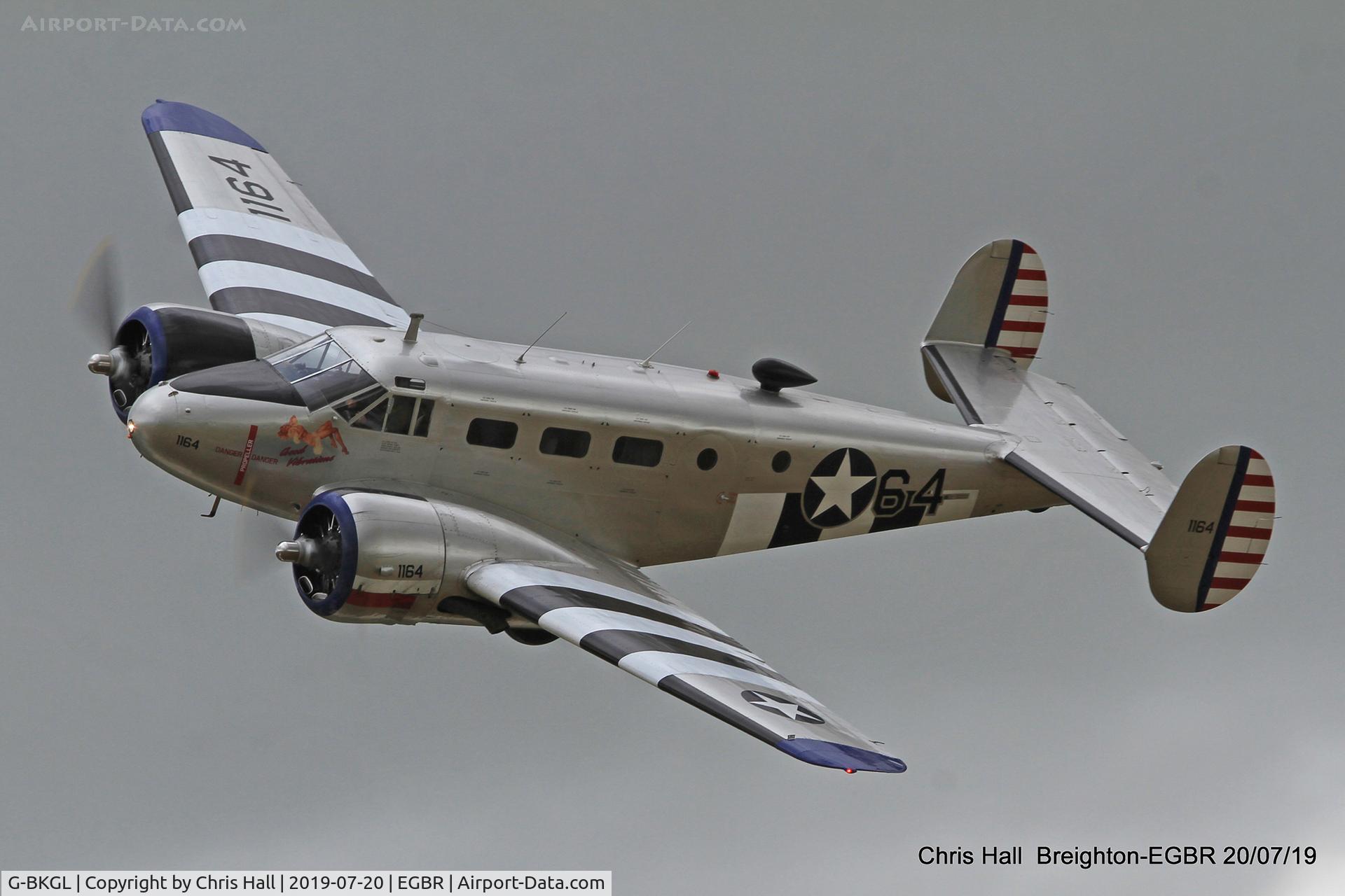 G-BKGL, 1952 Beech Expeditor 3TM C/N CA-164 (A-764), Breighton
