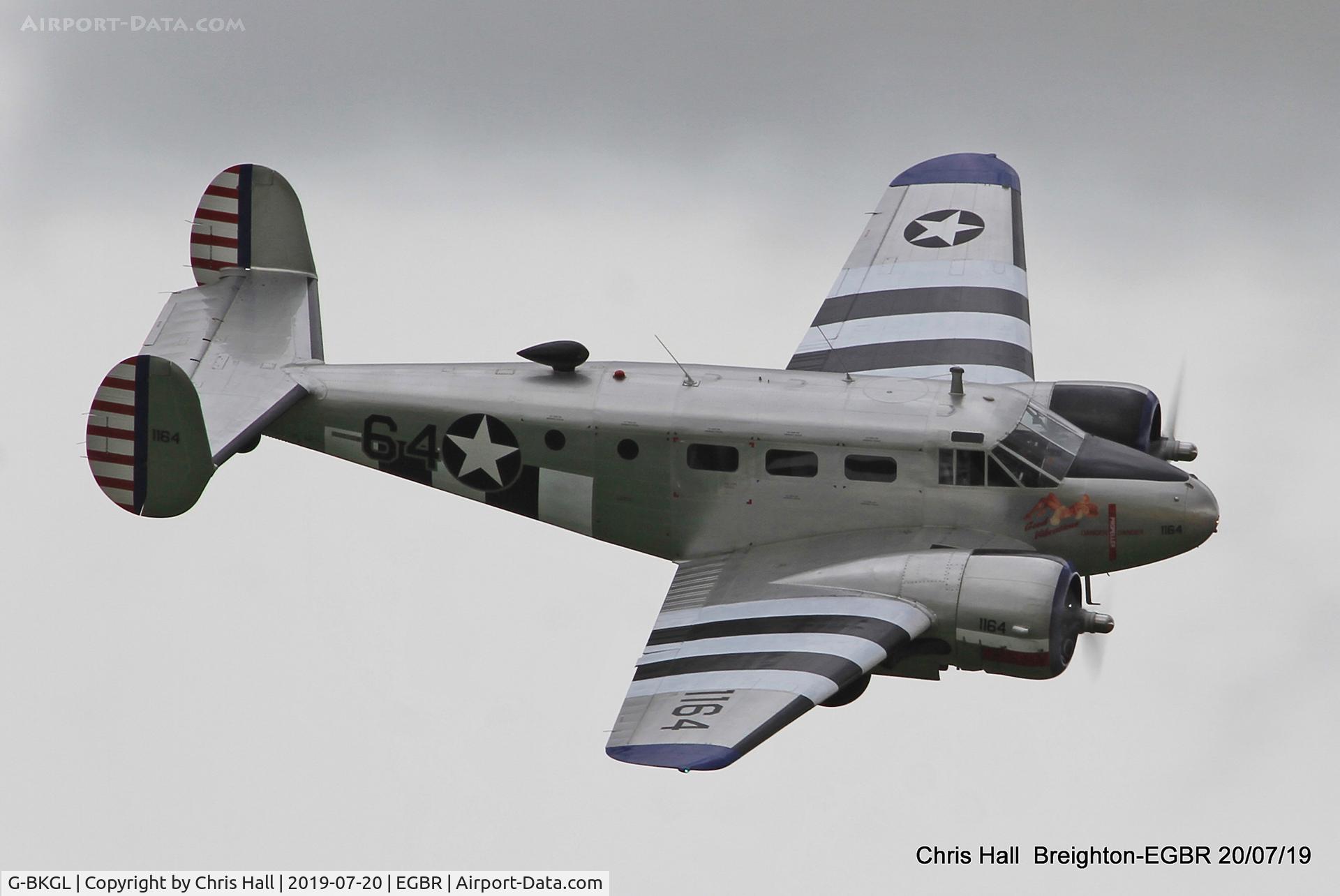 G-BKGL, 1952 Beech Expeditor 3TM C/N CA-164 (A-764), Breighton