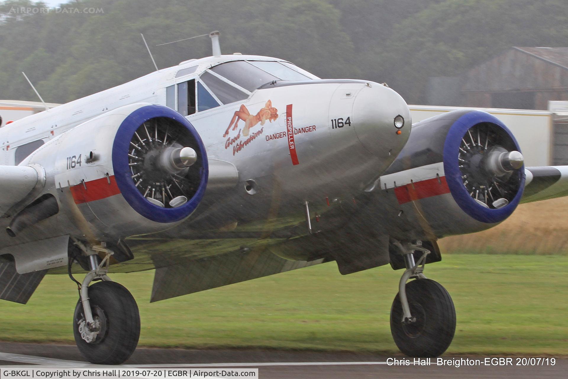 G-BKGL, 1952 Beech Expeditor 3TM C/N CA-164 (A-764), Breighton