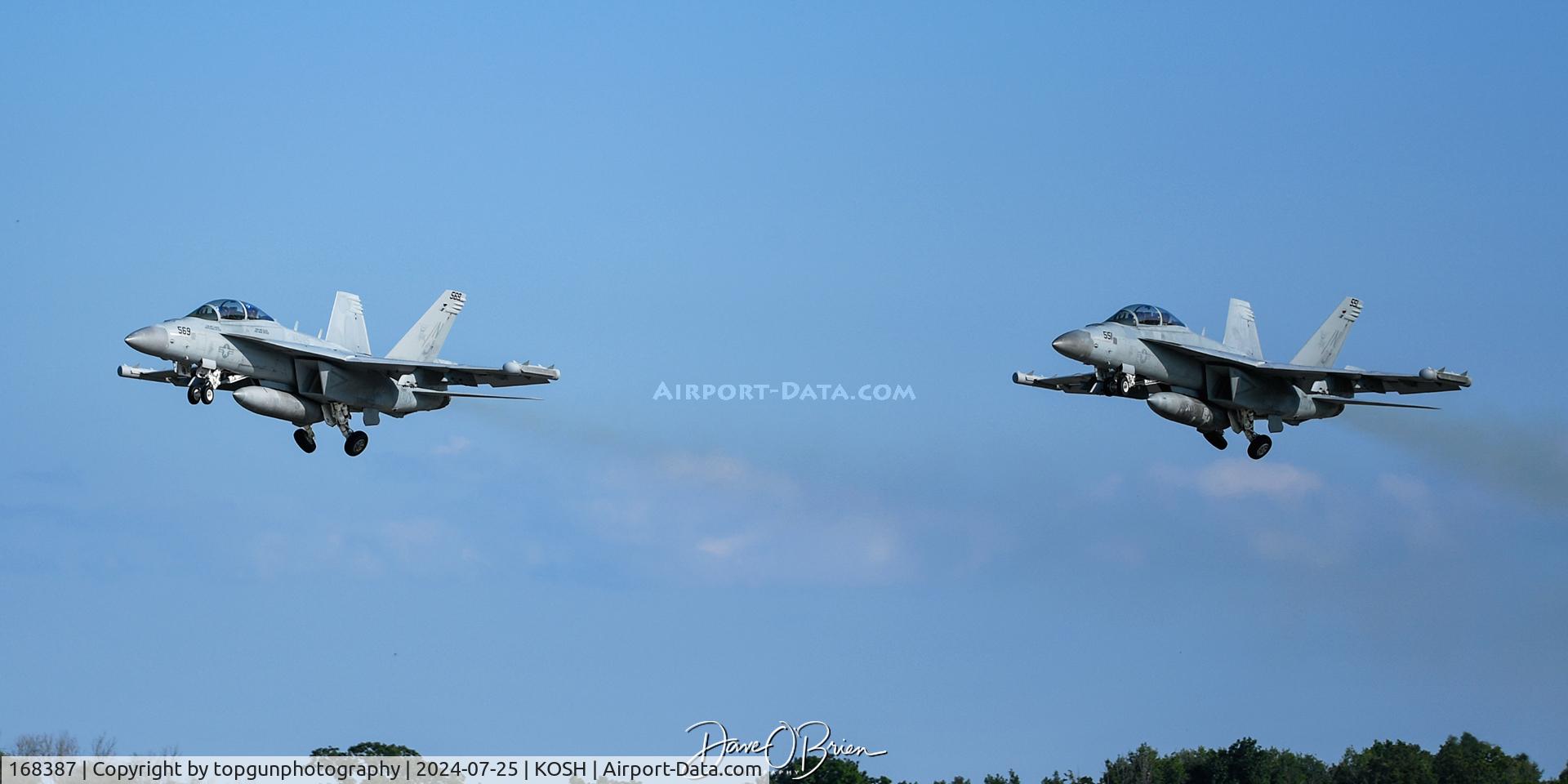 168387, Boeing EA-18G Growler C/N G-73, Growler Demo lifting off