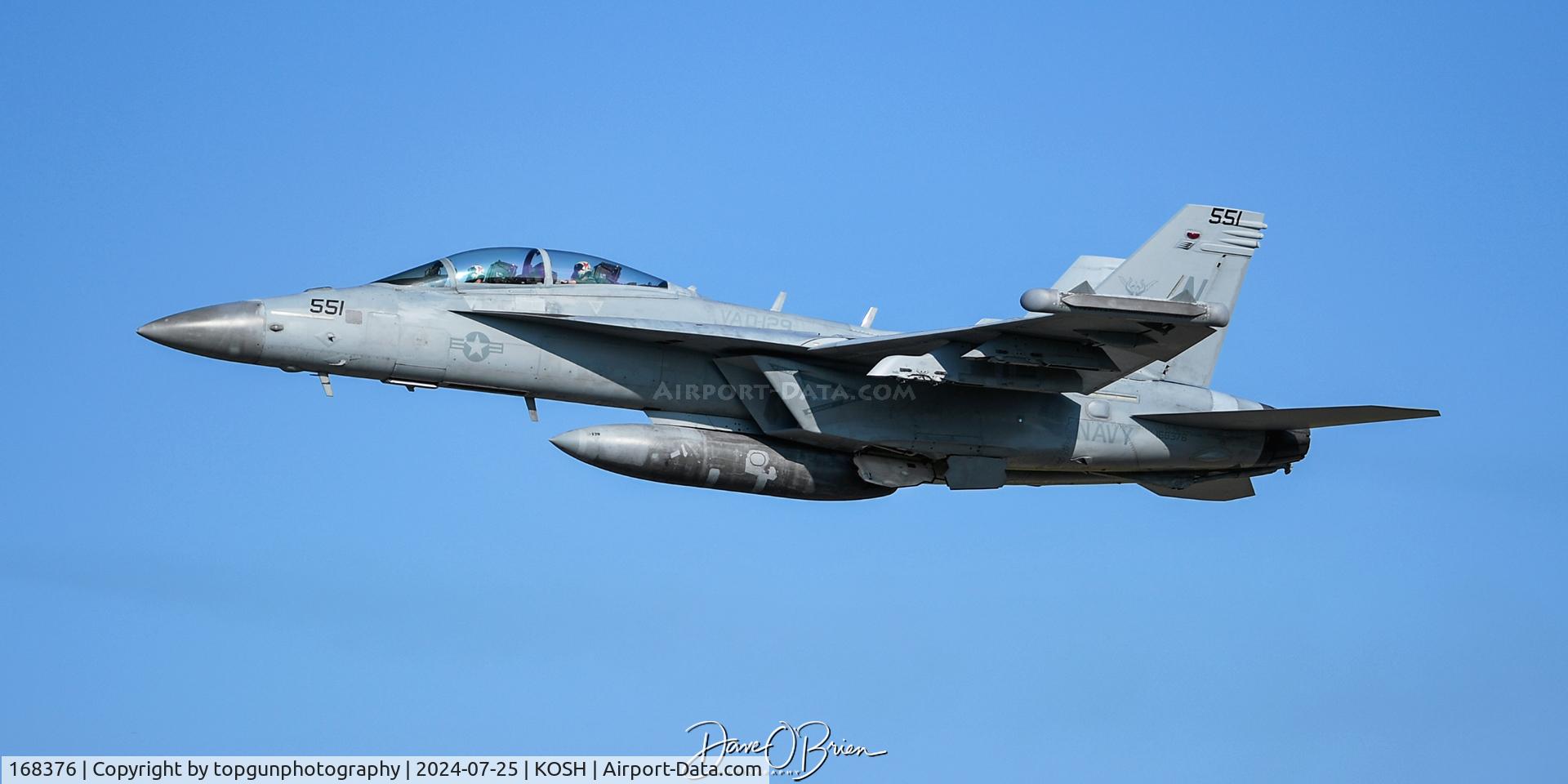 168376, Boeing EA-18G Growler C/N G-62, GRIZZY12