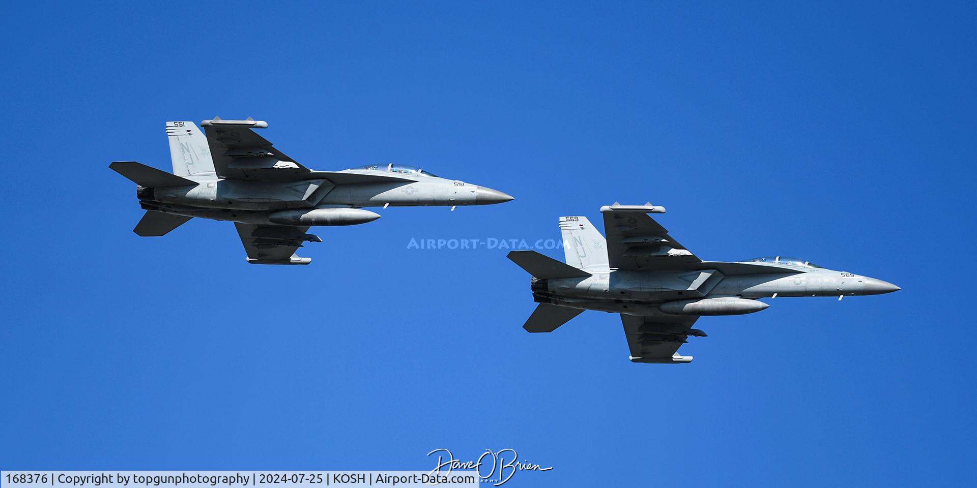 168376, Boeing EA-18G Growler C/N G-62, 2 ship Growler Demo