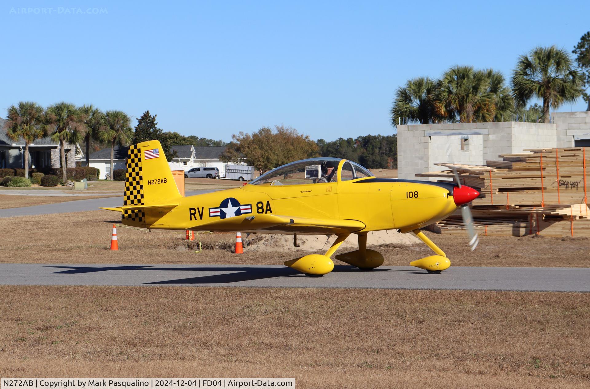 N272AB, 2005 Vans RV-8A C/N 81078, Vans RV-8A