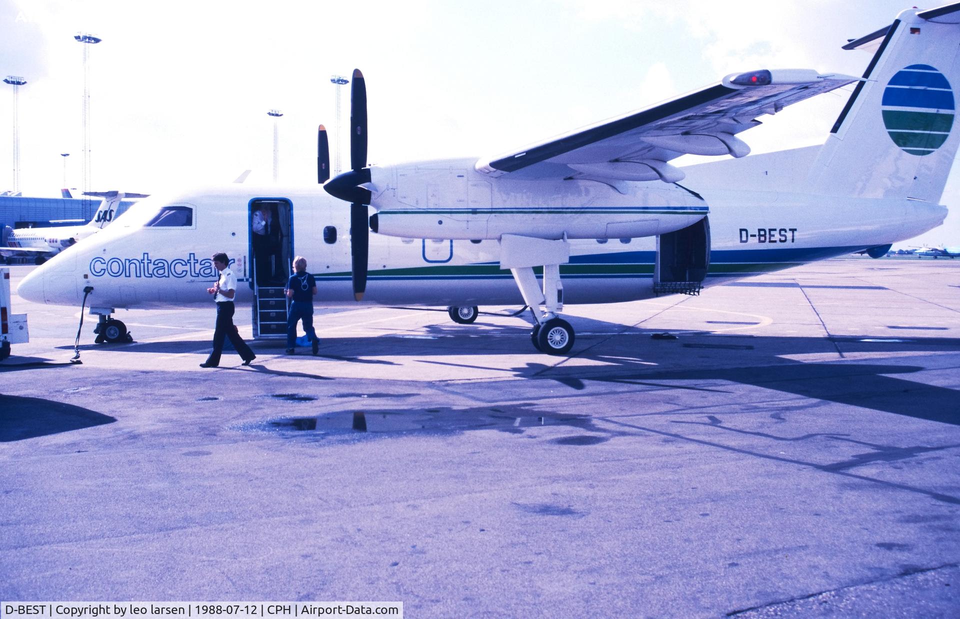 D-BEST, 1997 Dassault Falcon 2000EX C/N 50, Copenhagen 12.7.1988