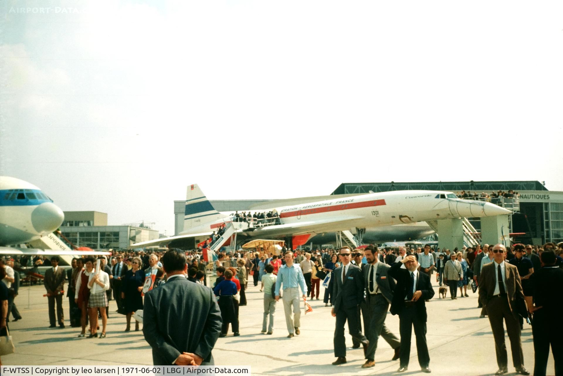 F-WTSS, 1968 Aerospatiale-BAC Concorde Prototype C/N 001, Paris Air Show  2.6.1971