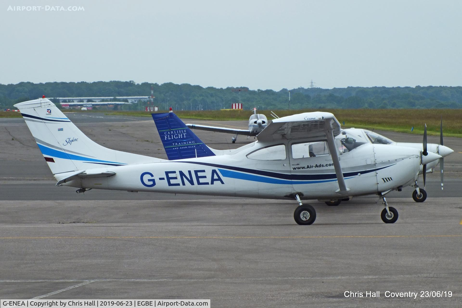 G-ENEA, 1971 Cessna 182P Skylane C/N 182-60895, Project Propeller fly in, Coventry