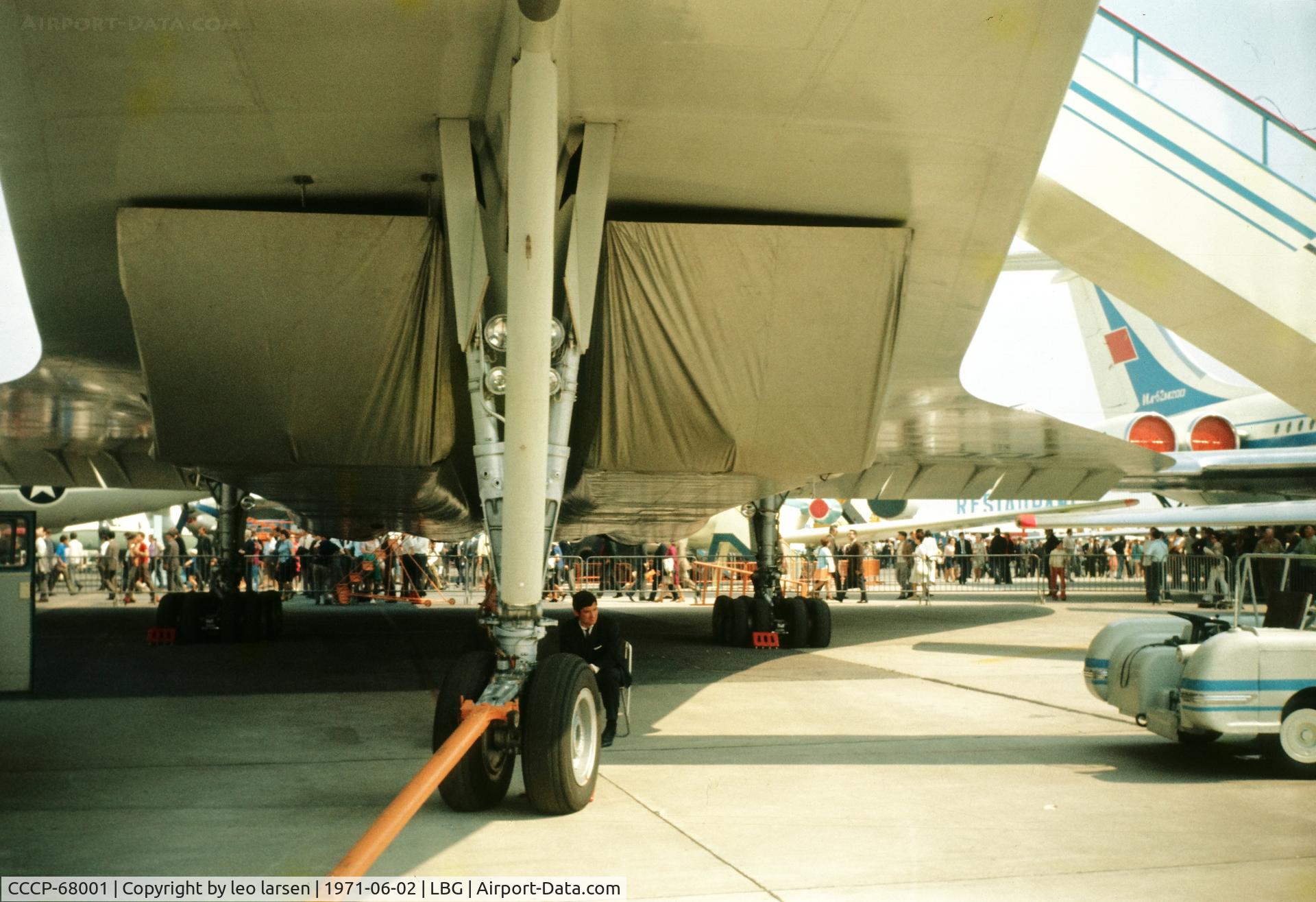 CCCP-68001, 1968 Tupolev Tu-144 C/N 00 00, Paris Air Show 2.6.1971