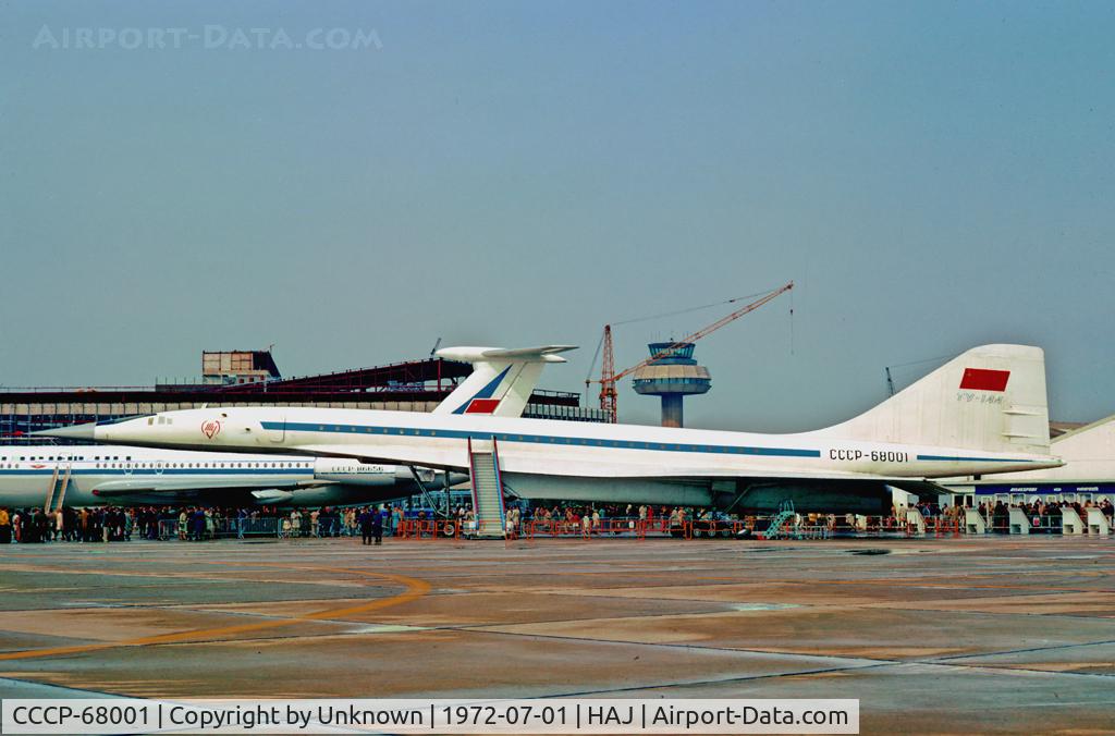 CCCP-68001, 1968 Tupolev Tu-144 C/N 00 00, Hannover 4.1972