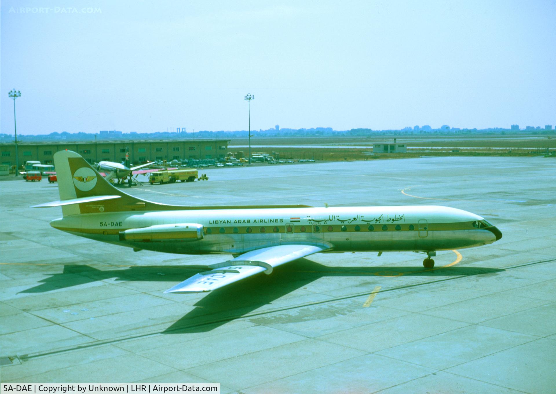 5A-DAE, 1967 Sud Aviation SE-210 Caravelle VI-R C/N 221, London LHR