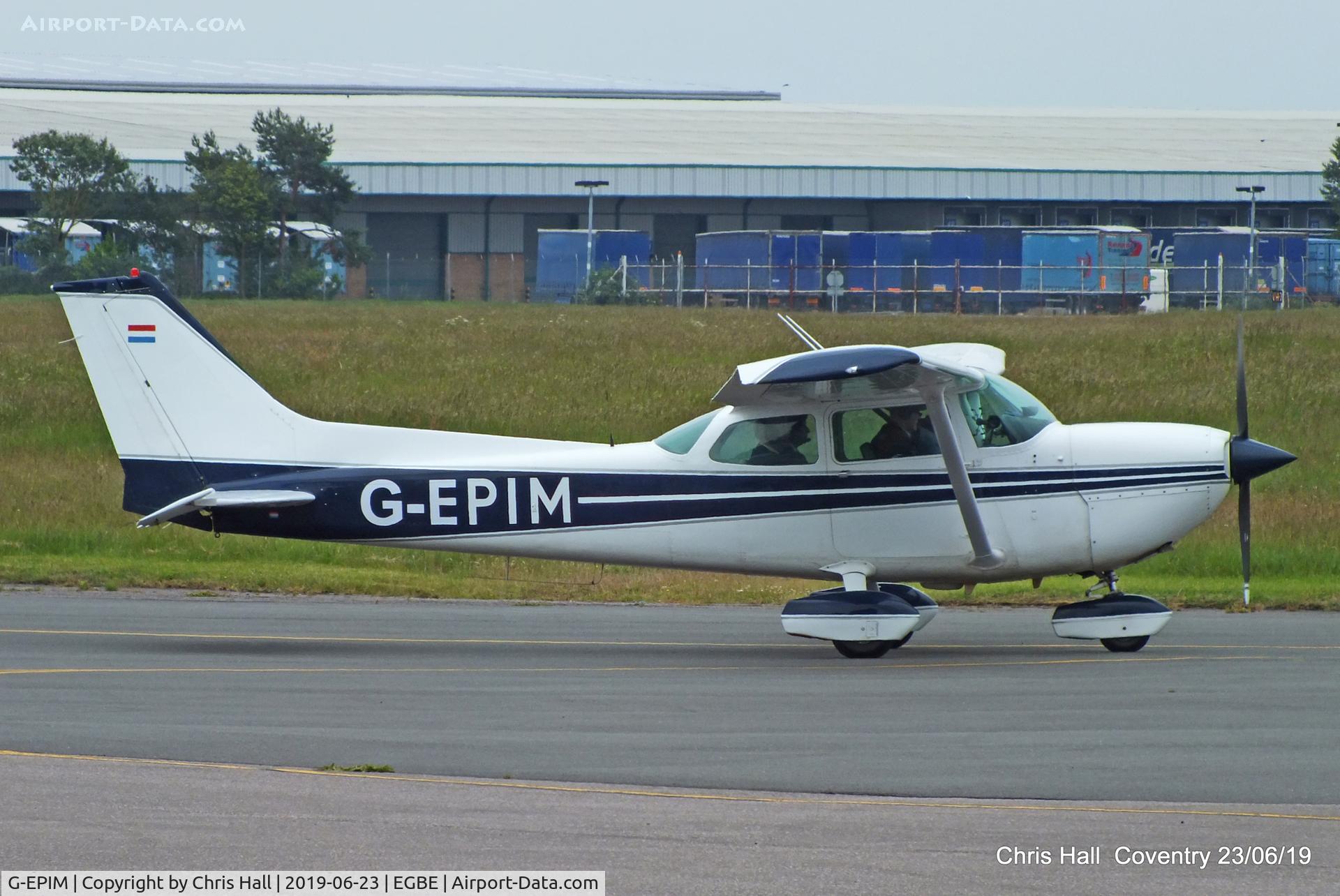 G-EPIM, 1977 Cessna R172K Hawk XP C/N R1722376, Project Propeller fly in, Coventry