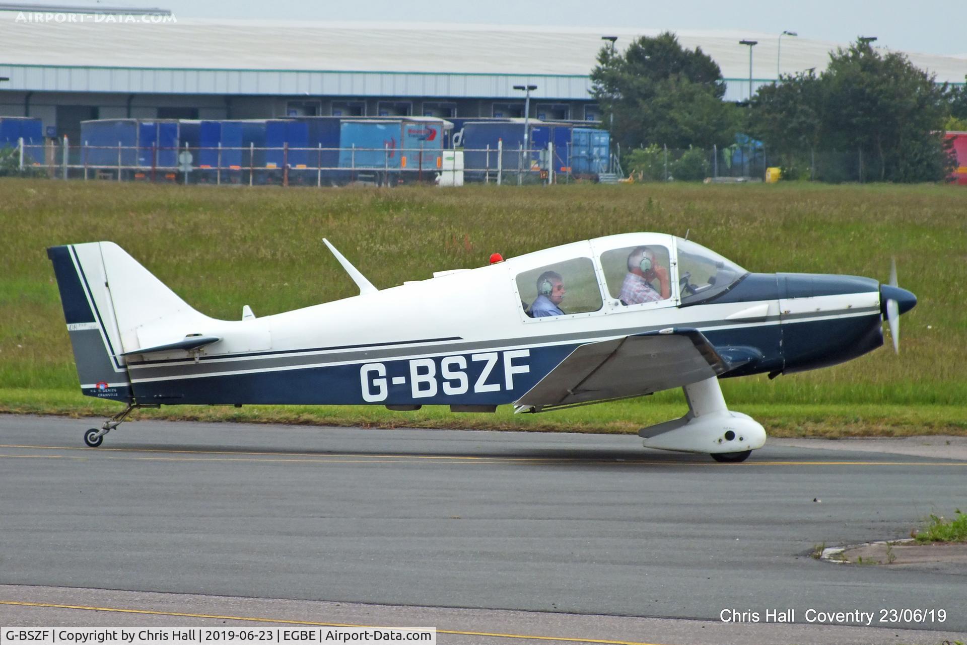 G-BSZF, 1965 CEA Jodel DR-250-160 Capitaine C/N 32, Project Propeller fly in, Coventry