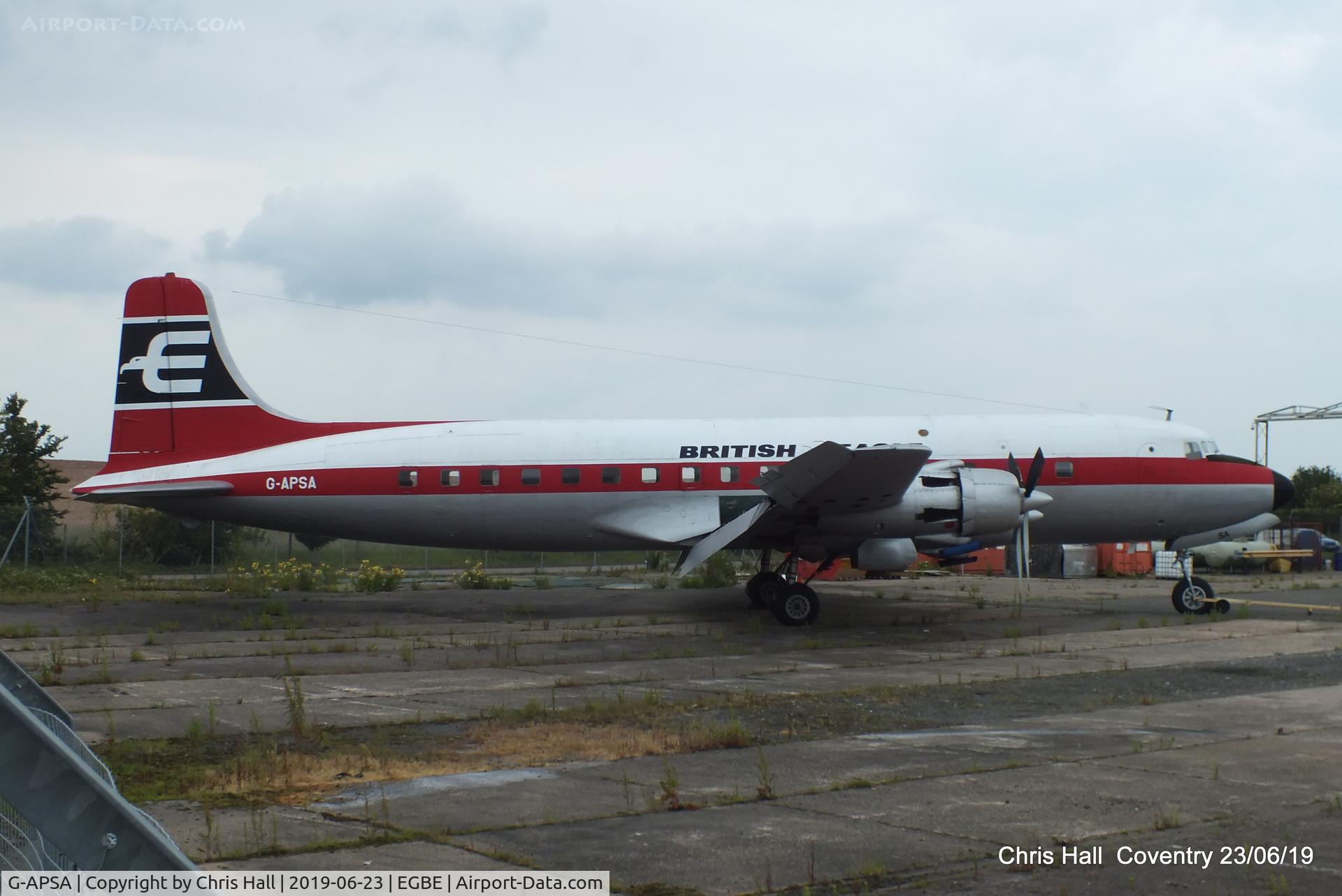 G-APSA, 1958 Douglas DC-6A C/N 45497, Coventry