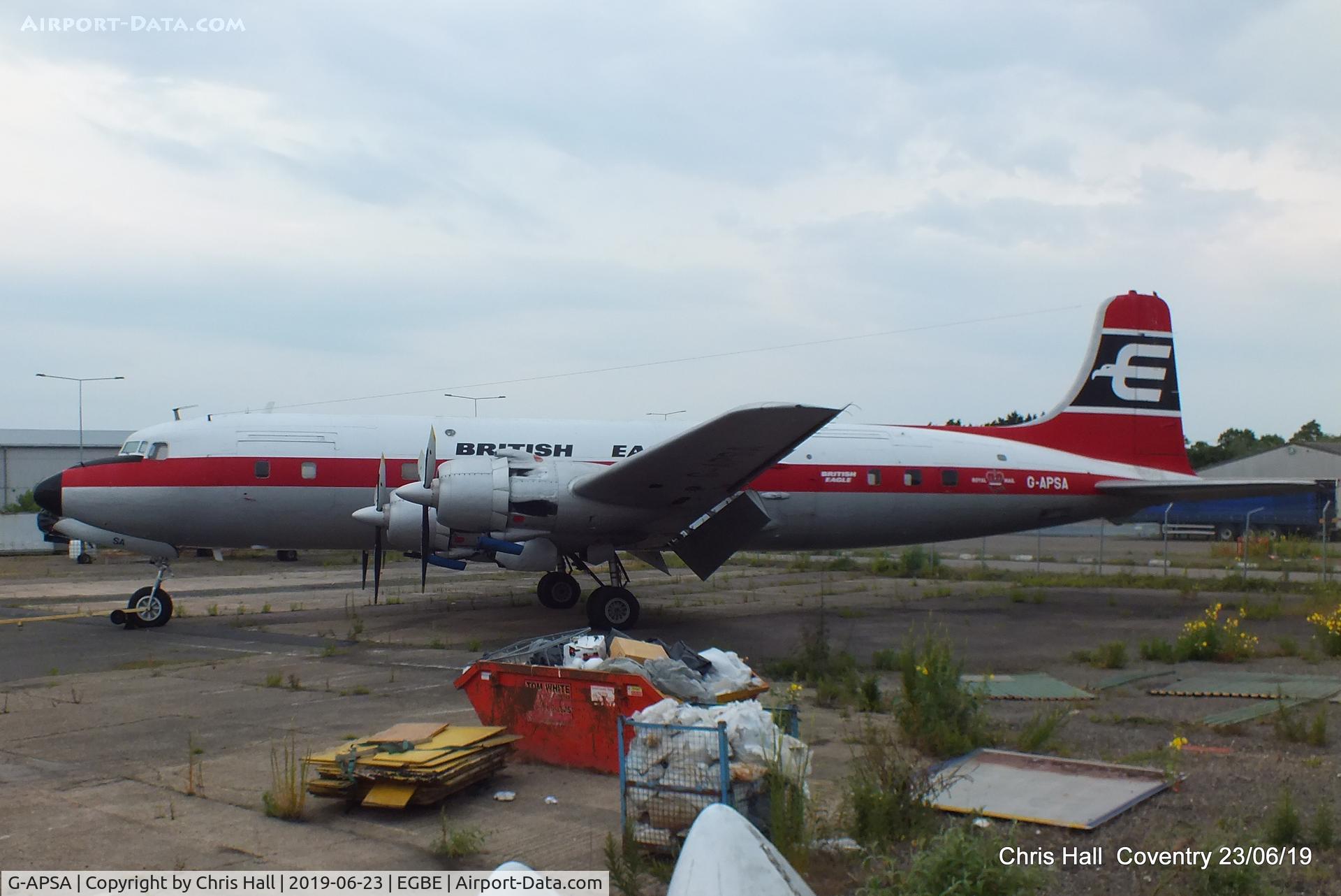 G-APSA, 1958 Douglas DC-6A C/N 45497, Coventry