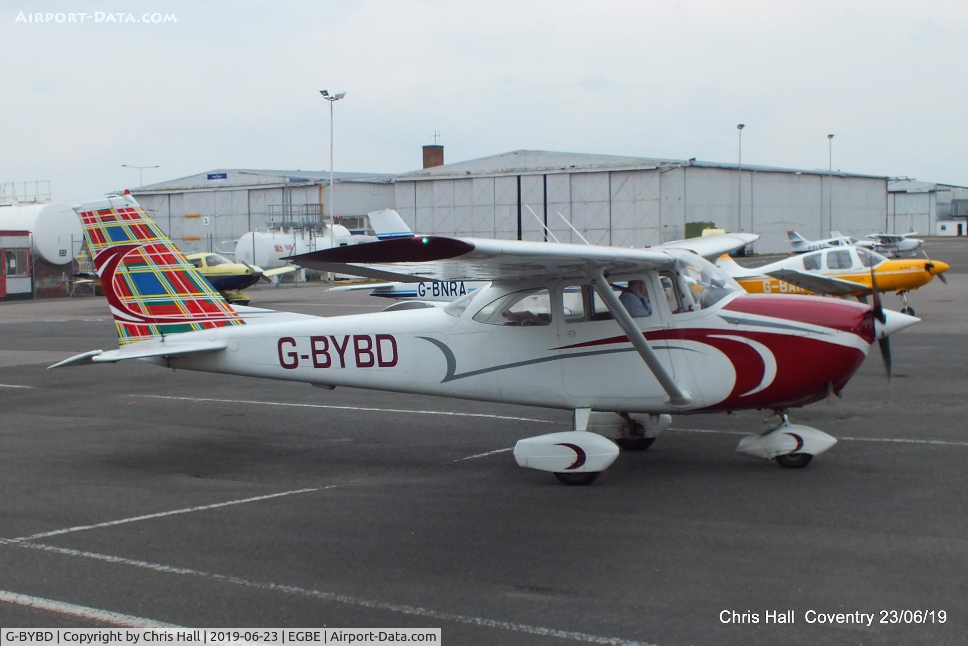G-BYBD, 1968 Reims F172H Skyhawk C/N 0487, Project Propeller fly in, Coventry