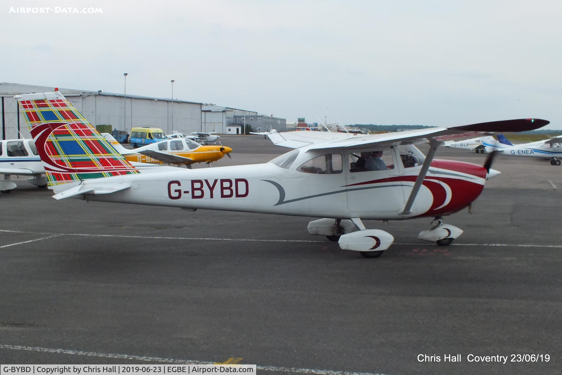 G-BYBD, 1968 Reims F172H Skyhawk C/N 0487, Project Propeller fly in, Coventry