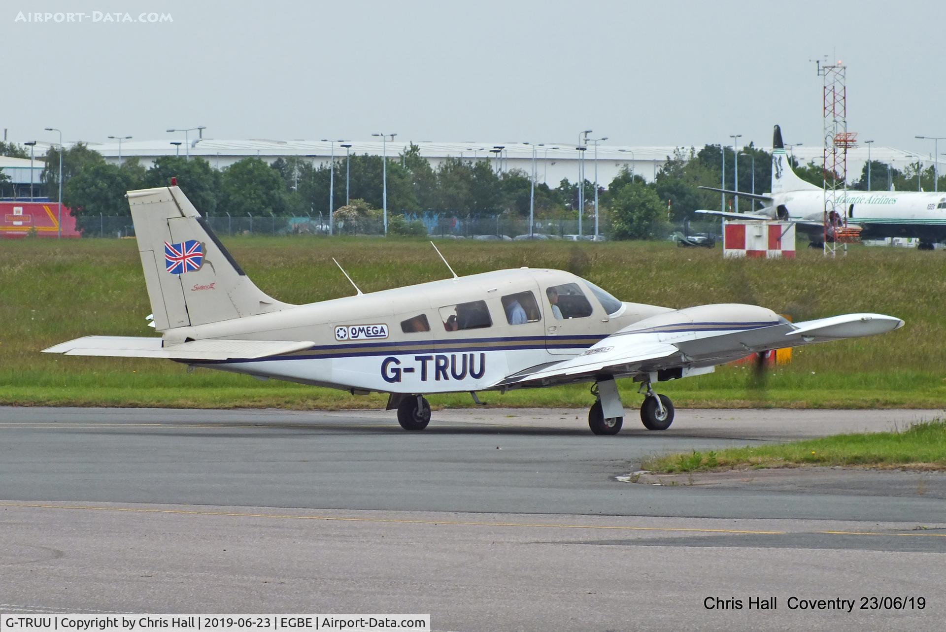 G-TRUU, 1986 Piper PA-34-220T Seneca III C/N 34-33020, Project Propeller fly in, Coventry