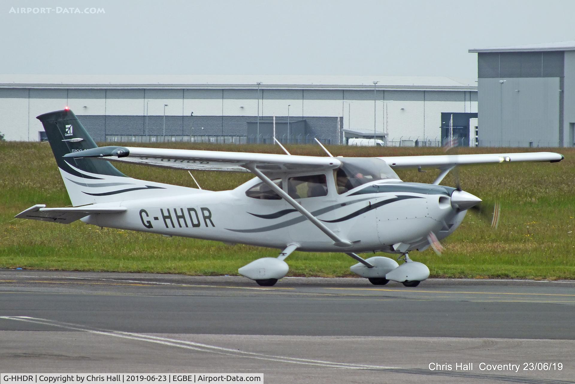 G-HHDR, 2008 Cessna 182T Skylane C/N 18282071, Project Propeller fly in, Coventry