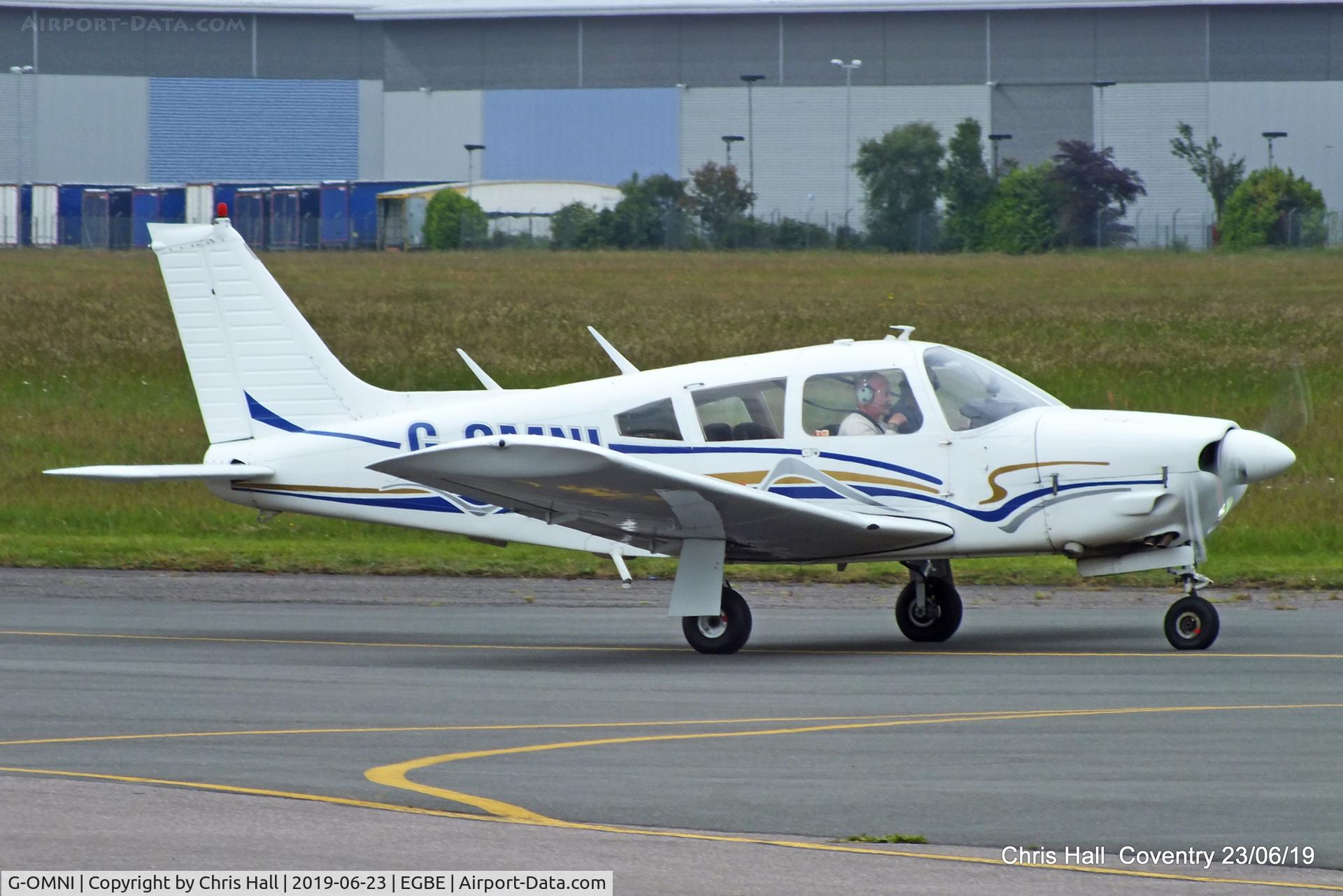 G-OMNI, 1973 Piper PA-28R-200-2 Cherokee Arrow II C/N 28R-7335130, Project Propeller fly in, Coventry