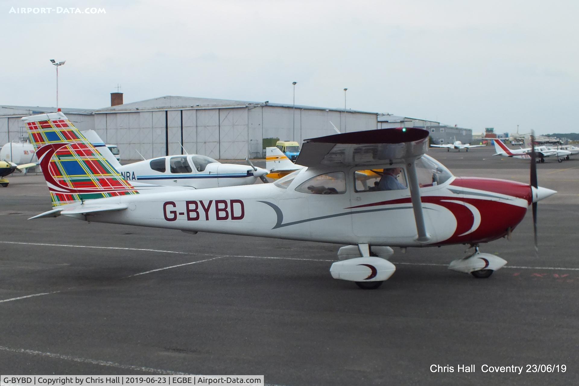 G-BYBD, 1968 Reims F172H Skyhawk C/N 0487, Project Propeller fly in, Coventry