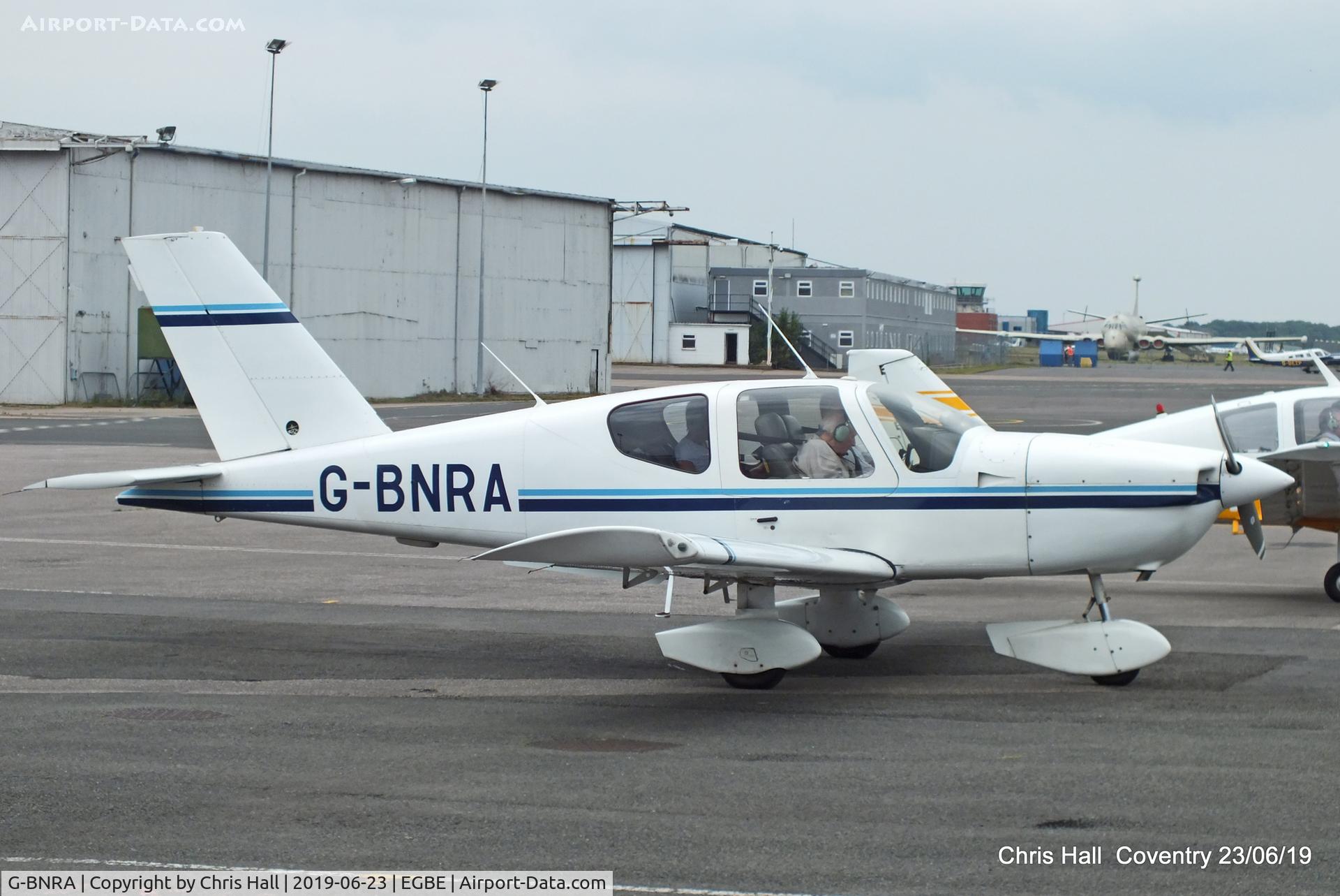 G-BNRA, 1987 Socata TB-10 Tobago C/N 772, Project Propeller fly in, Coventry