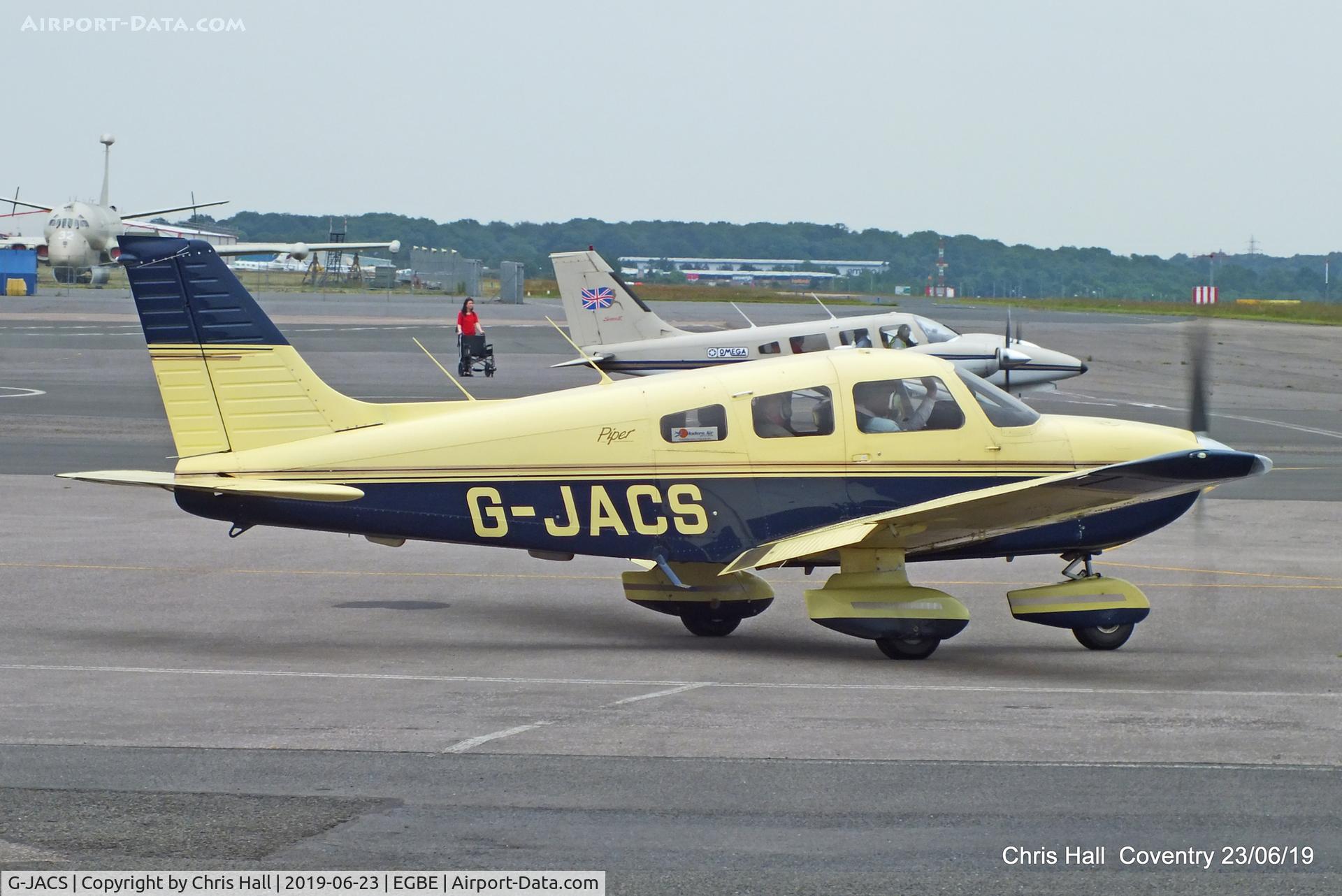 G-JACS, 1997 Piper PA-28-181 Cherokee Archer II C/N 28-43078, Project Propeller fly in, Coventry
