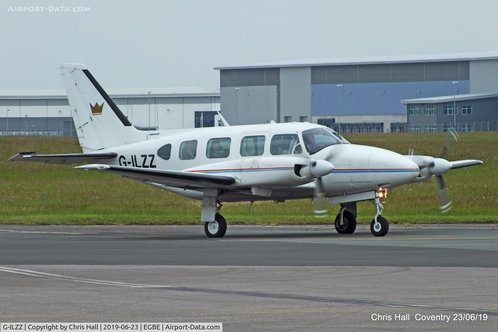 G-ILZZ, 1973 Piper PA-31-310 Turbo Navajo Navajo C/N 31-7401211, Project Propeller fly in, Coventry