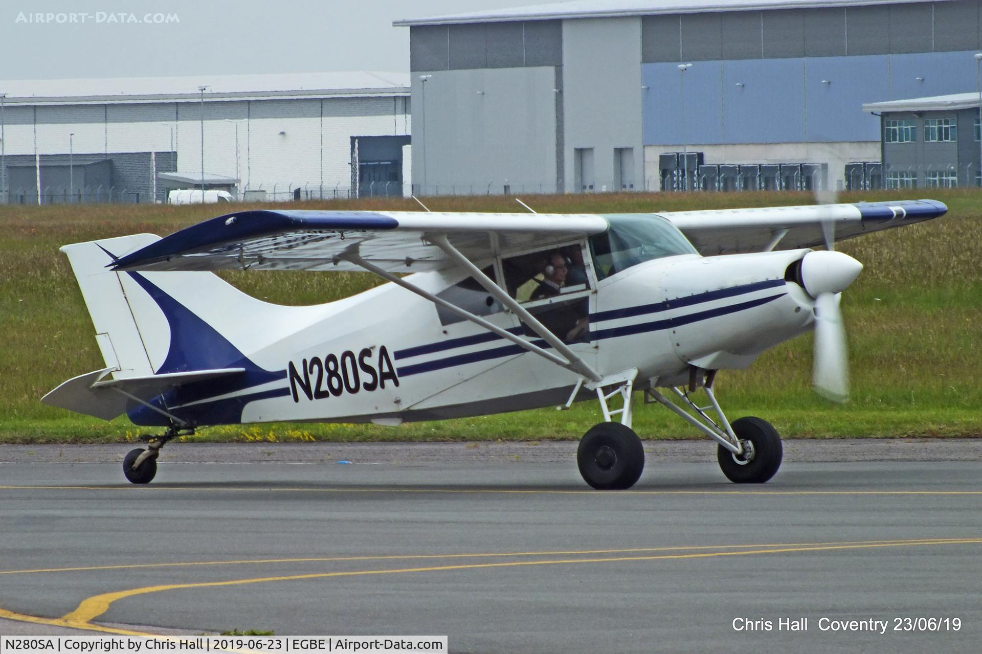 N280SA, 1990 Maule MX-7-180 Star Rocket C/N 11070C, Project Propeller fly in, Coventry