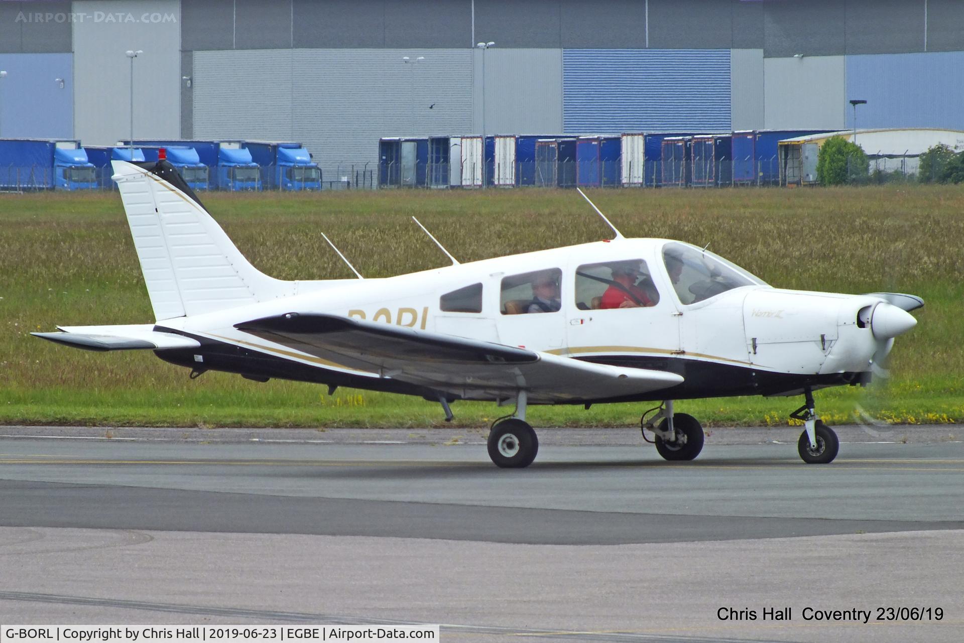 G-BORL, 1978 Piper PA-28-161 Cherokee Warrior II C/N 28-7816256, Project Propeller fly in, Coventry