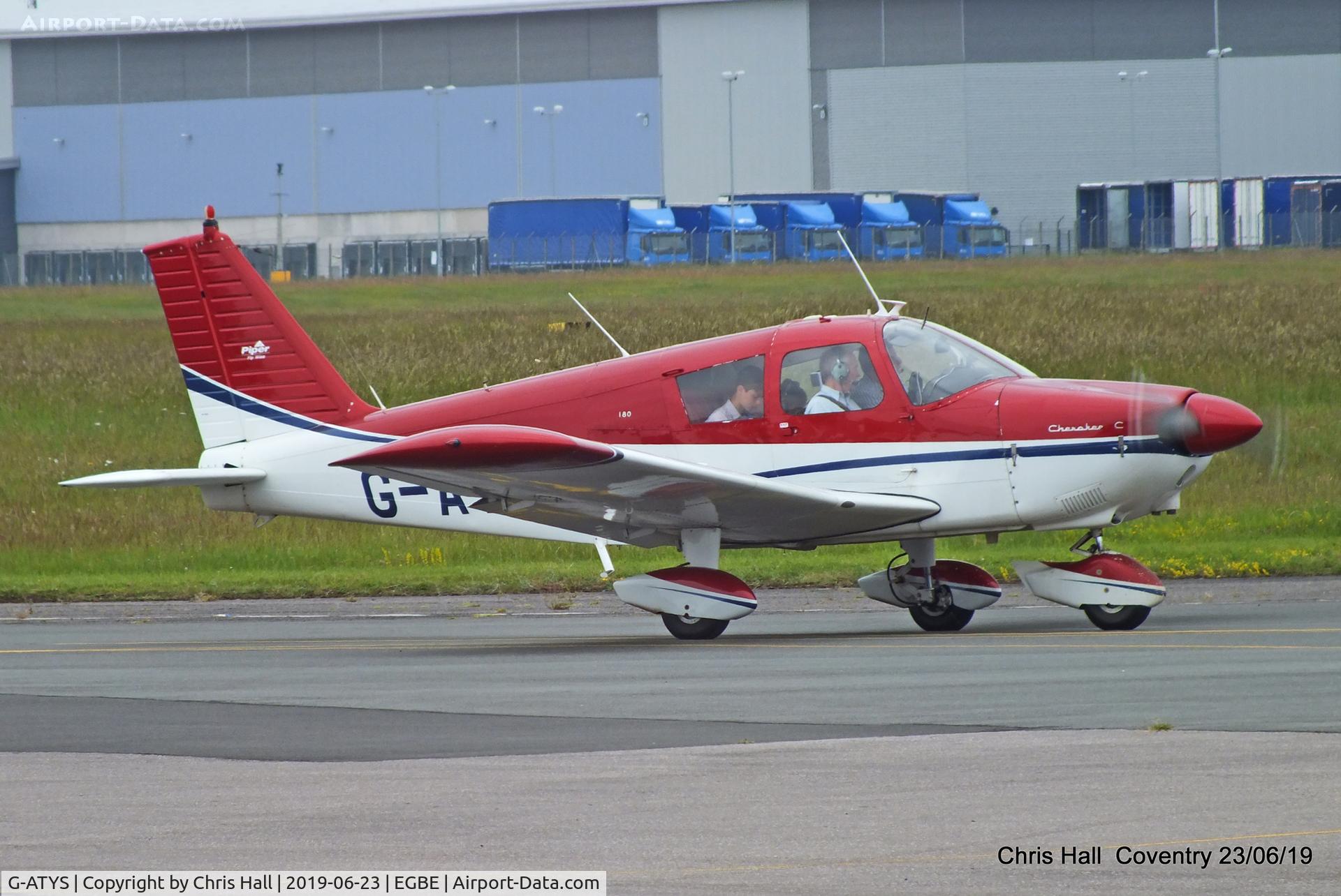 G-ATYS, 1966 Piper PA-28-180 Cherokee C/N 28-3296, Project Propeller fly in, Coventry