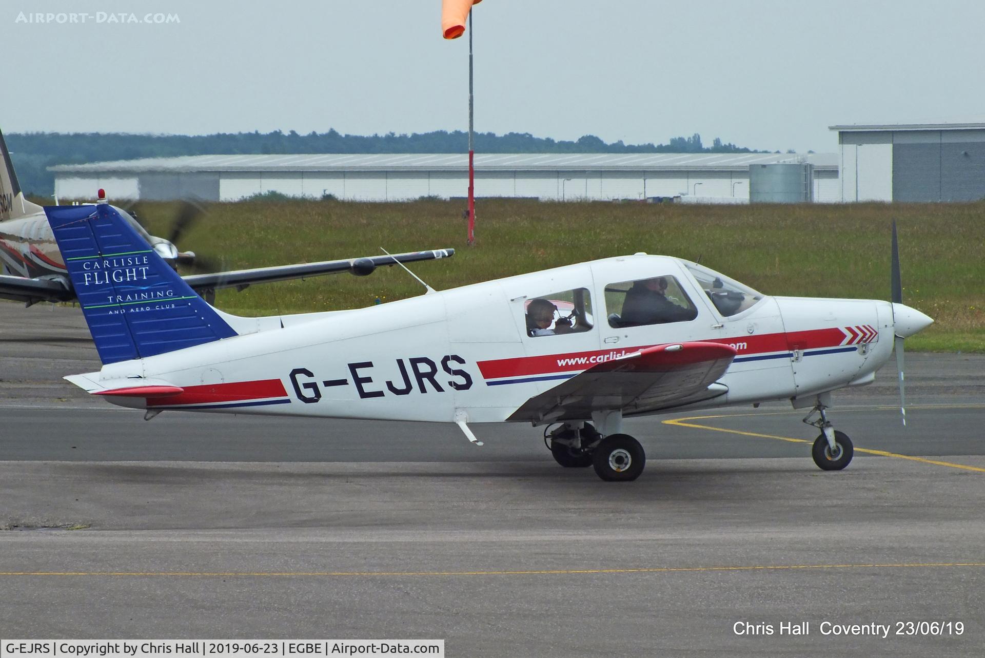 G-EJRS, 1989 Piper PA-28-161 Cadet C/N 2841115, Project Propeller fly in, Coventry