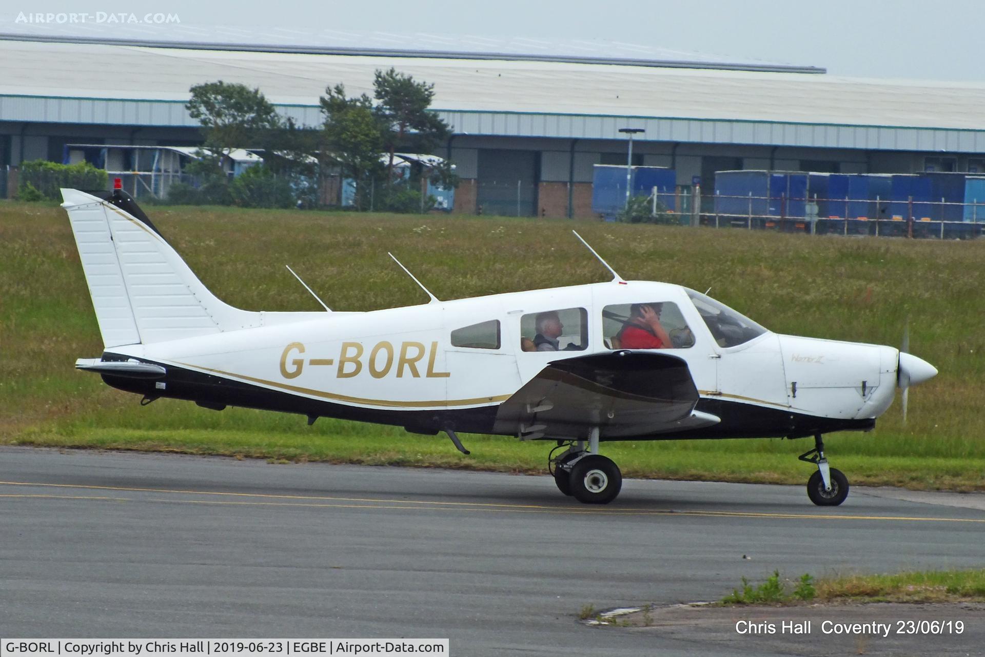 G-BORL, 1978 Piper PA-28-161 Cherokee Warrior II C/N 28-7816256, Project Propeller fly in, Coventry