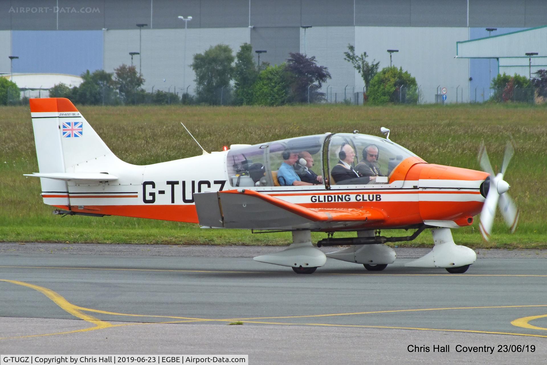 G-TUGZ, 1975 Robin DR-400-180R Remorqueur Regent C/N 1030, Project Propeller fly in, Coventry