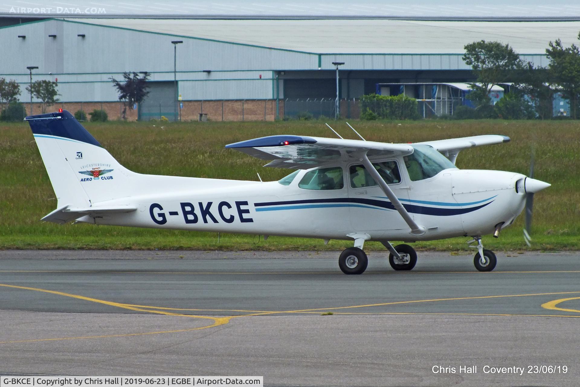 G-BKCE, 1982 Reims F172P Skyhawk C/N 2135, Project Propeller fly in, Coventry