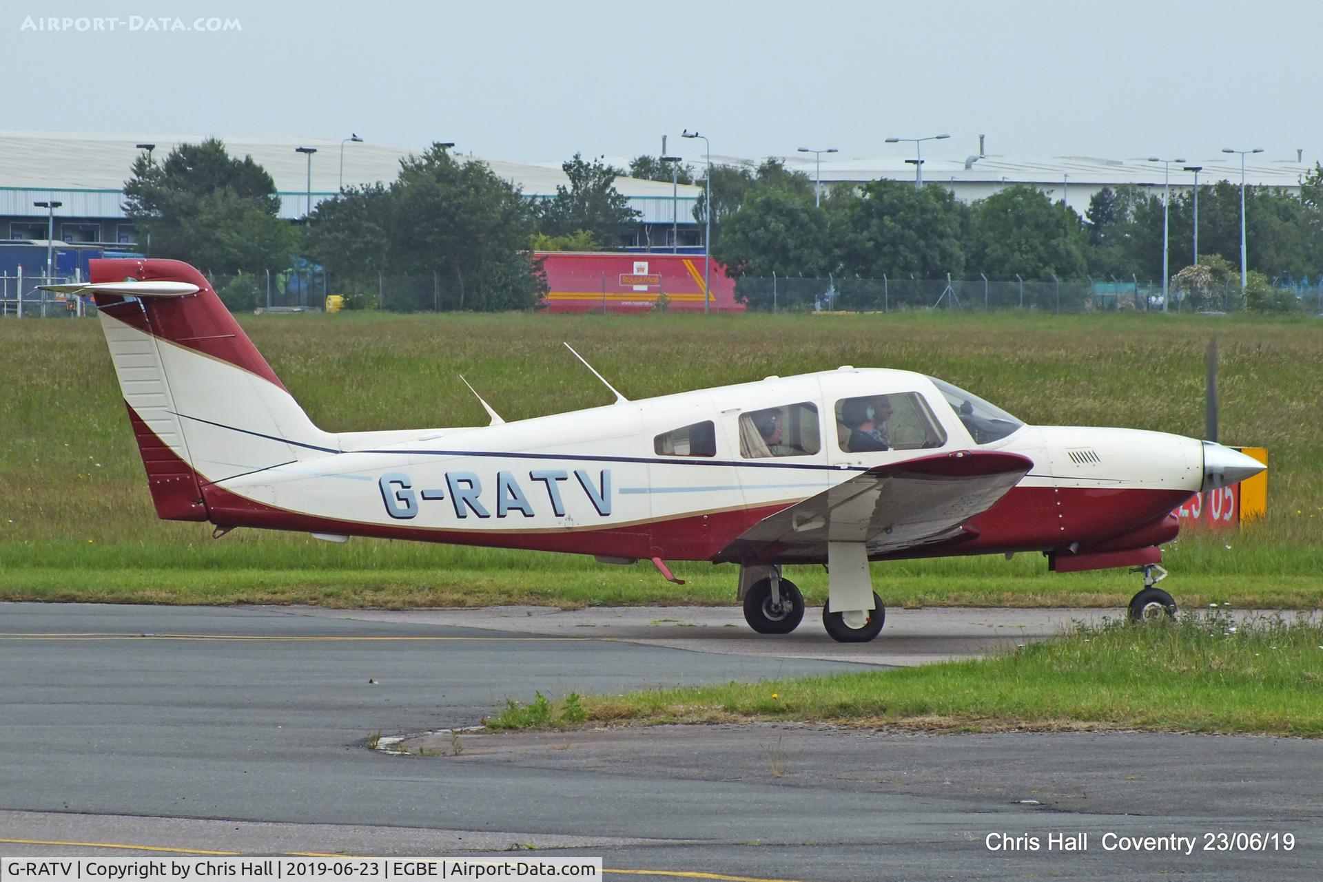 G-RATV, 1983 Piper PA-28RT-201T Turbo Arrow IV Arrow IV C/N 28R-8431005, Project Propeller fly in, Coventry