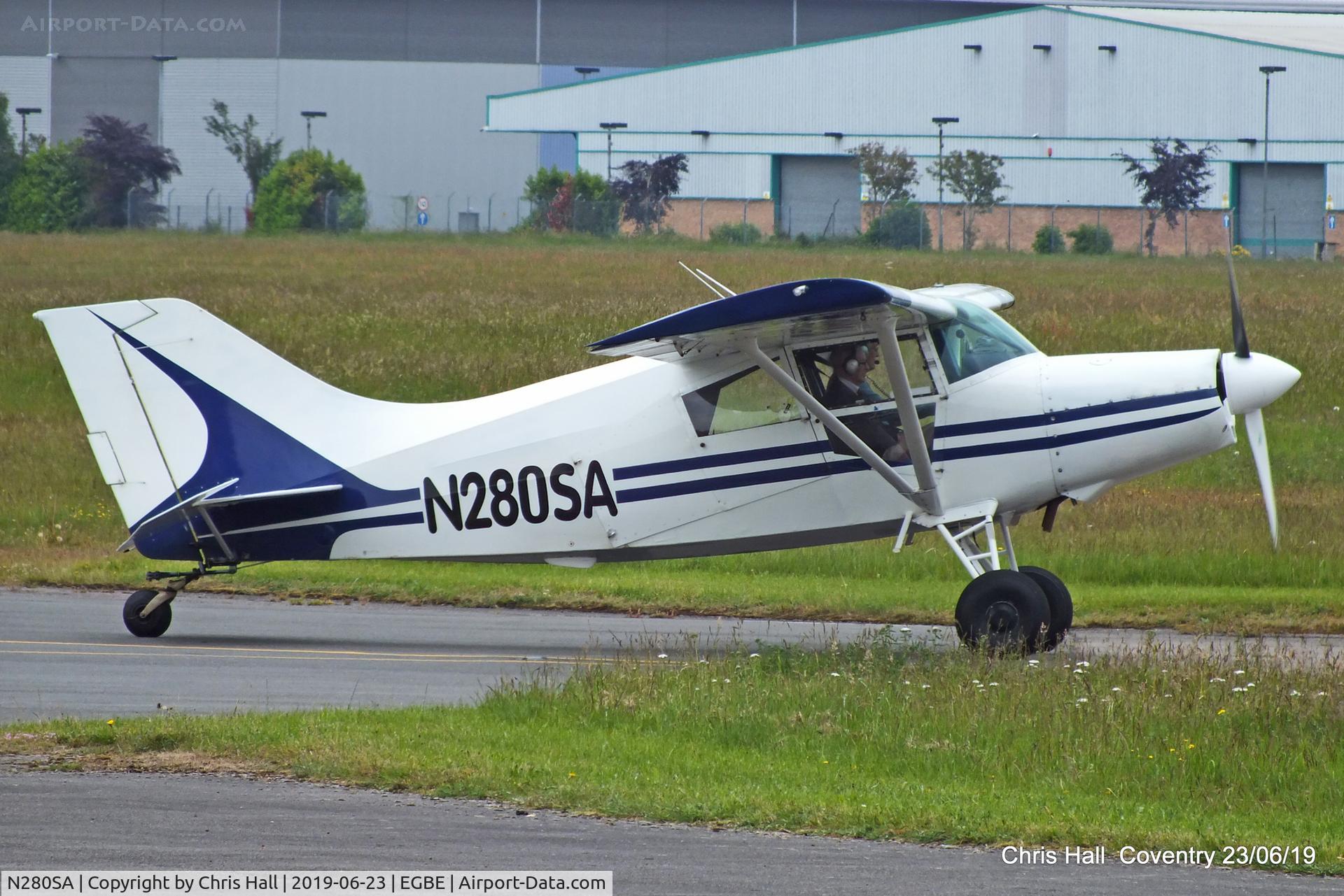 N280SA, 1990 Maule MX-7-180 Star Rocket C/N 11070C, Project Propeller fly in, Coventry