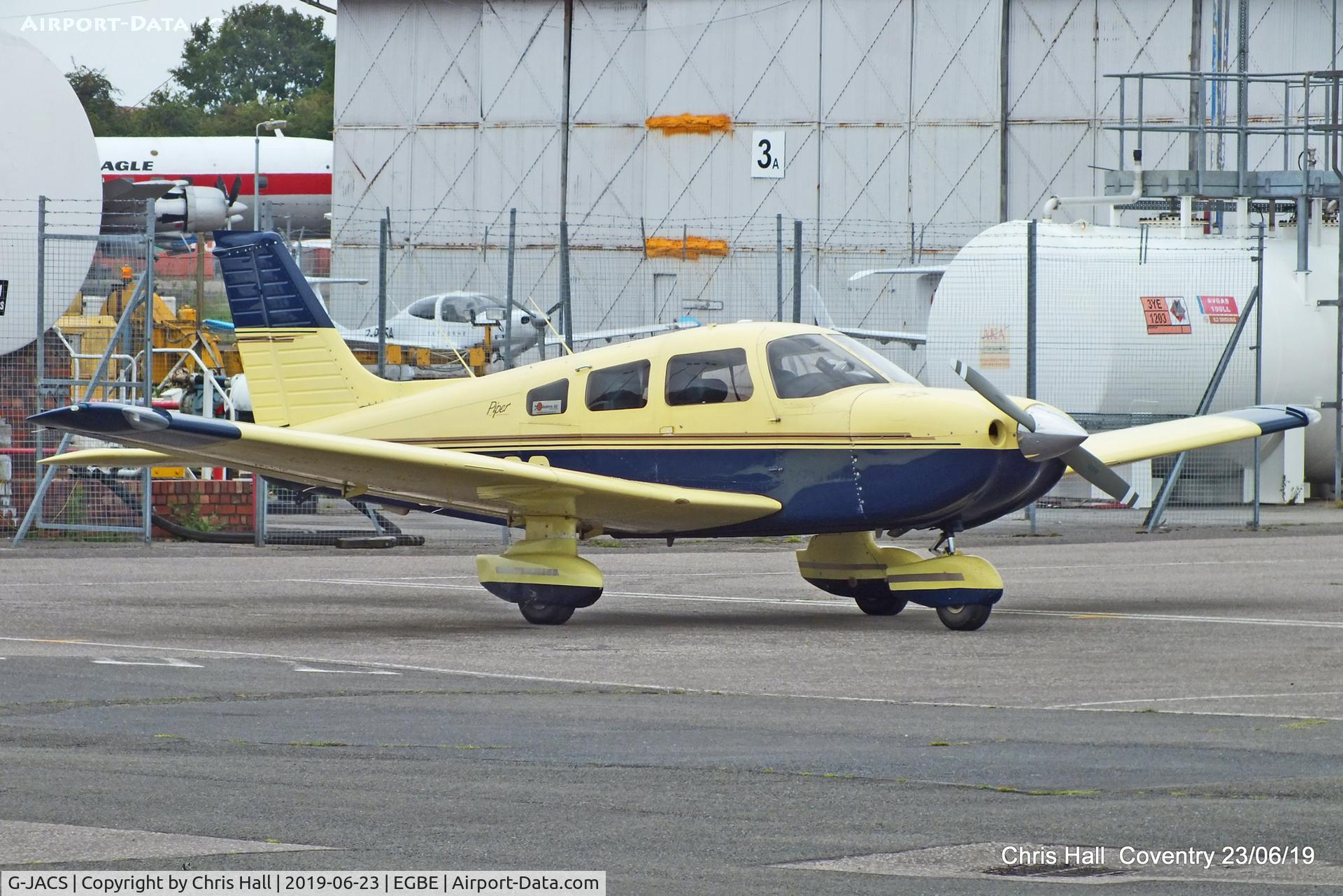 G-JACS, 1997 Piper PA-28-181 Cherokee Archer II C/N 28-43078, Project Propeller fly in, Coventry