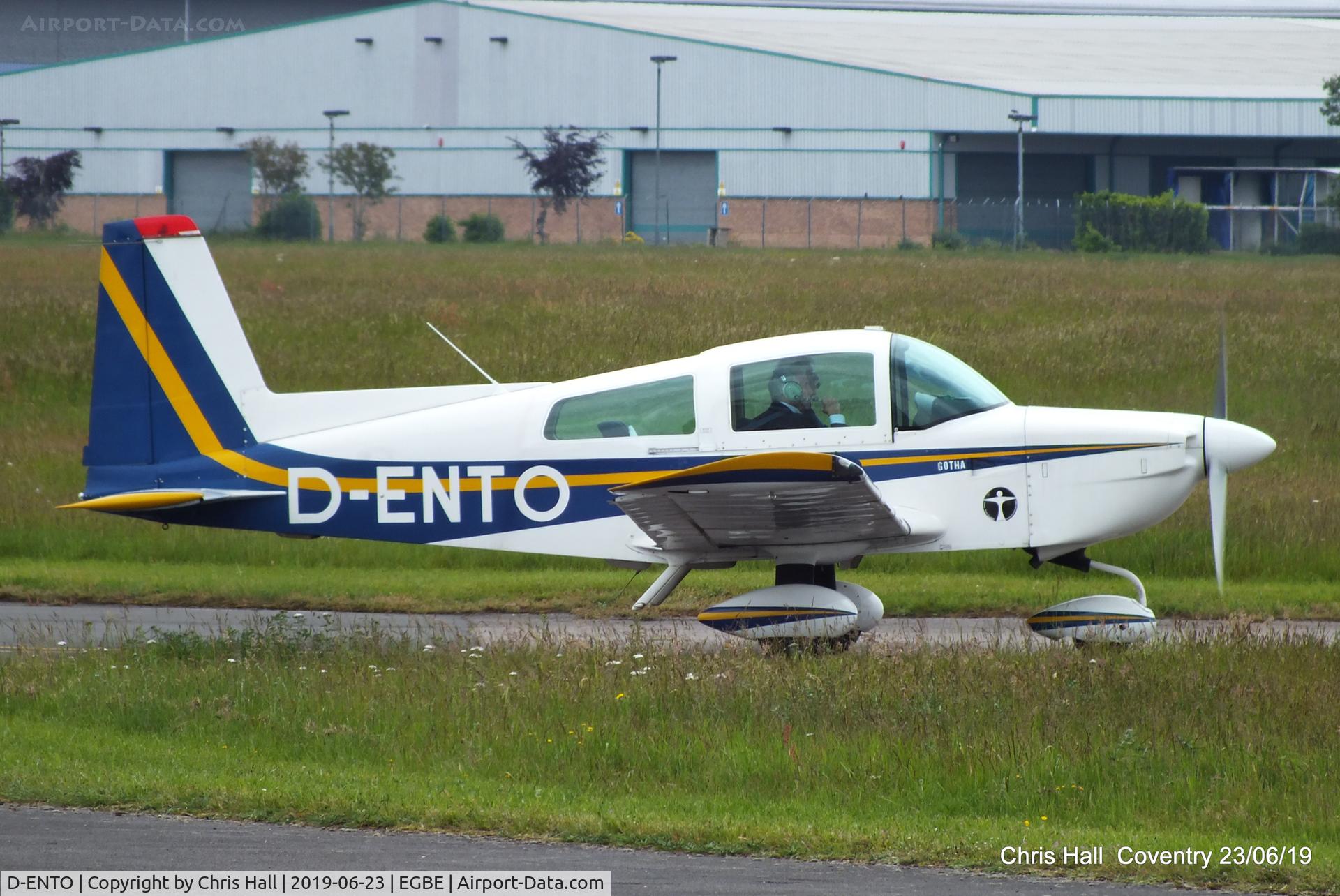 D-ENTO, 1993 American General AG-5B Tiger C/N 10166, Project Propeller fly in, Coventry