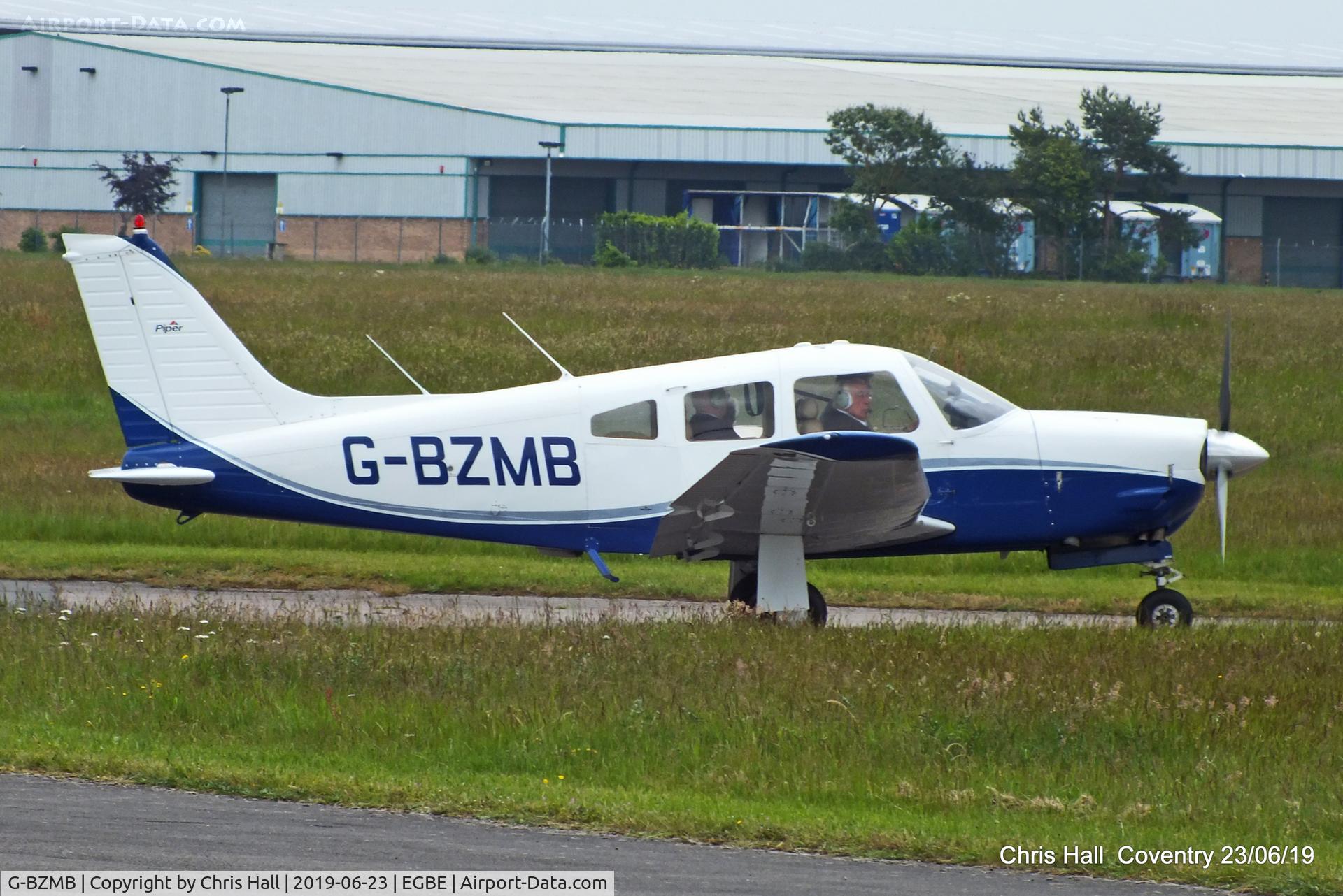 G-BZMB, 1978 Piper PA-28R-201 Cherokee Arrow III C/N 28R-7837144, Project Propeller fly in, Coventry
