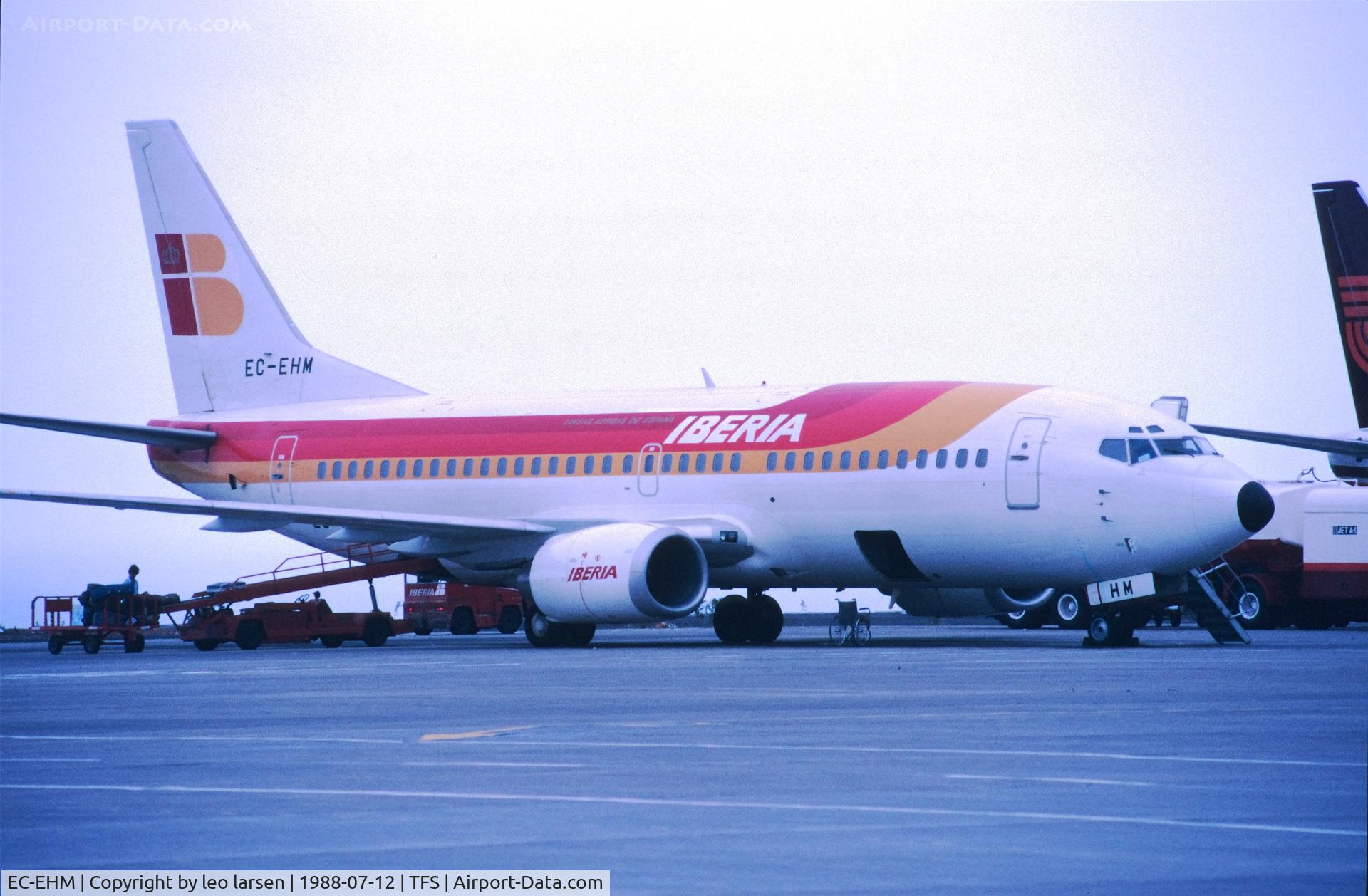 EC-EHM, 1987 Boeing 737-3Q8 C/N 23766, TFS 12.7.1988