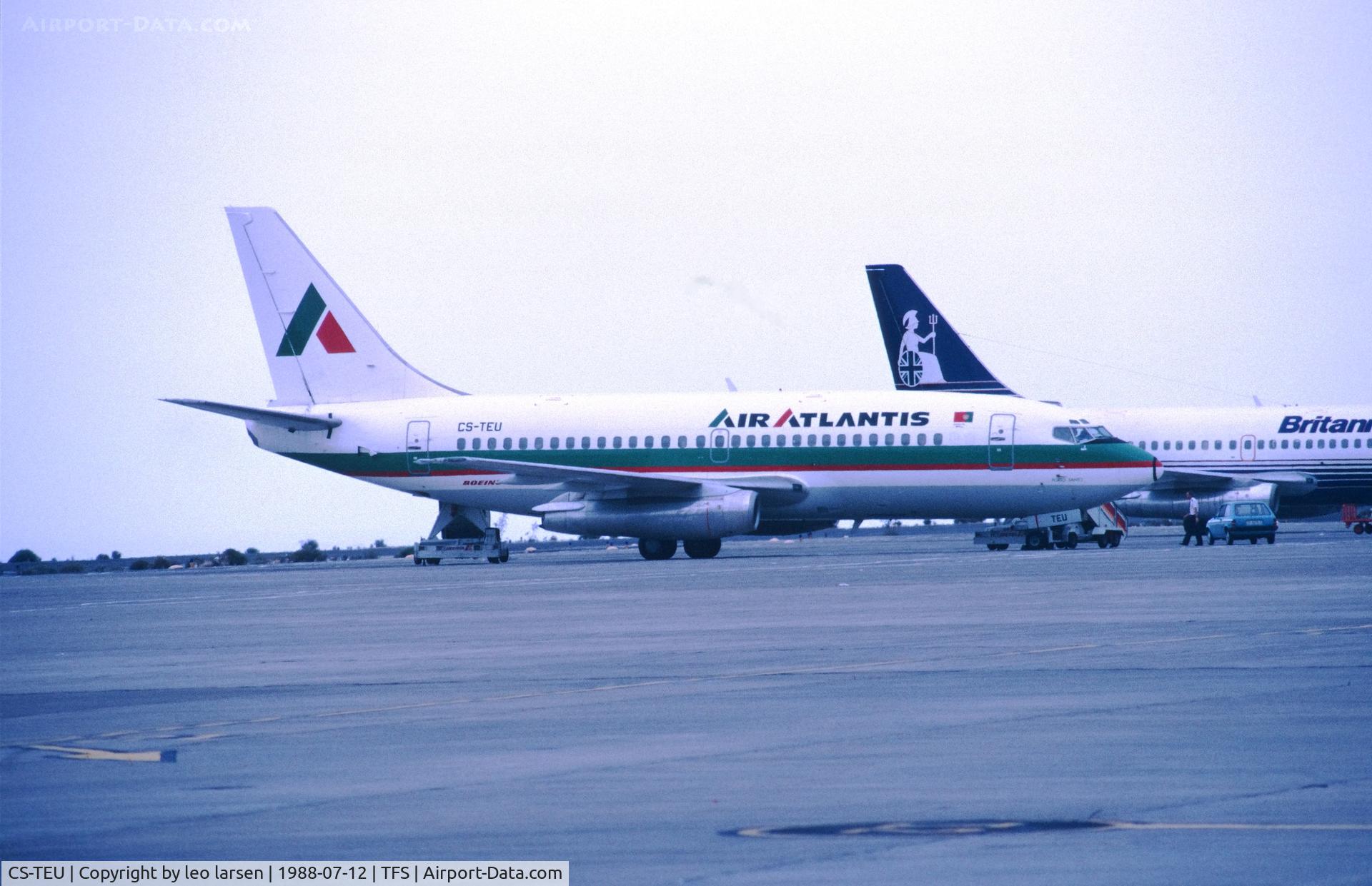 CS-TEU, 1980 Boeing 737-2K9(A) C/N 22416, TFS 12.7.1988