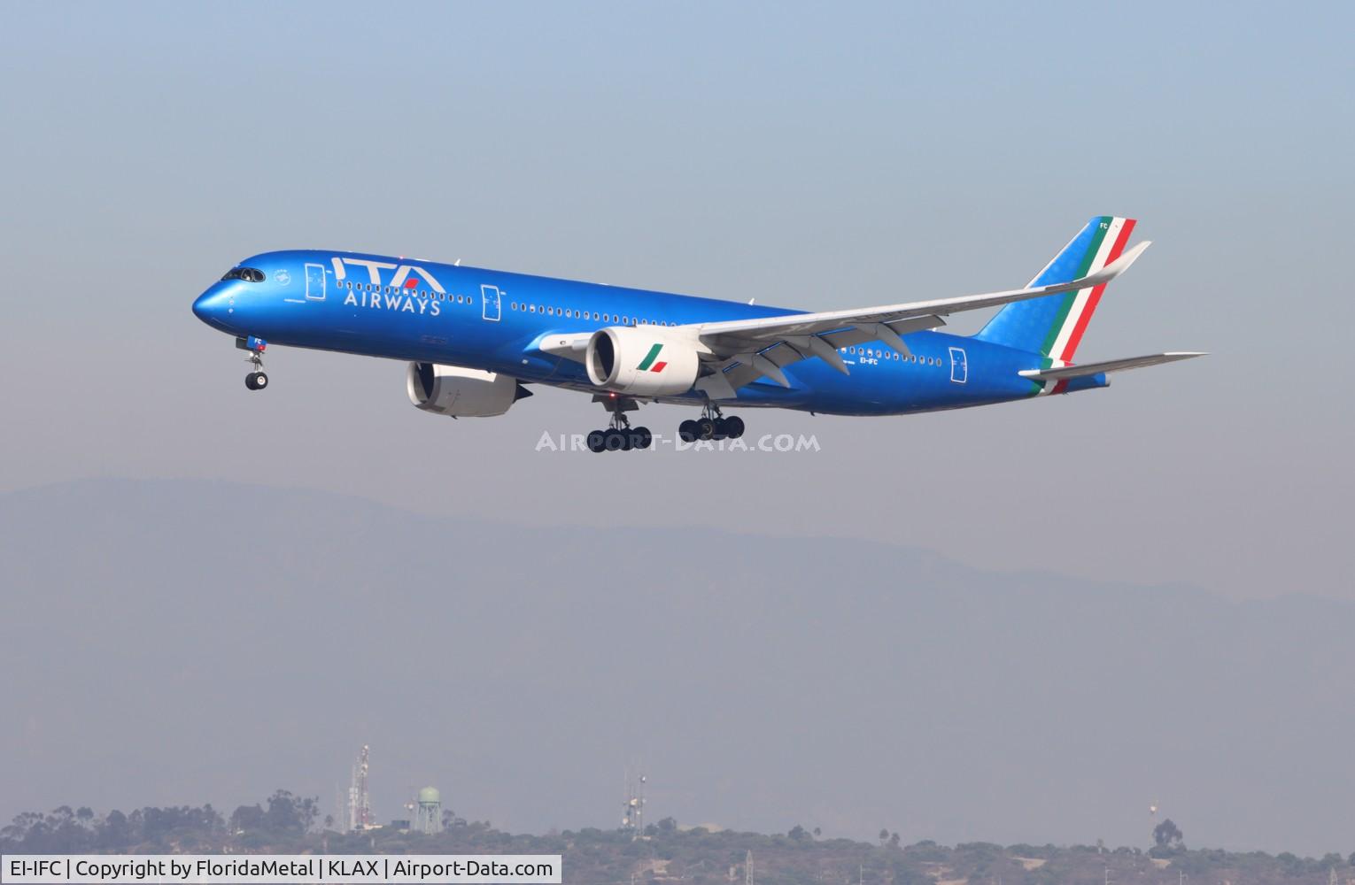 EI-IFC, 2019 Airbus A350-941 C/N 0323, ITA A359 zx fco, lirf-lax