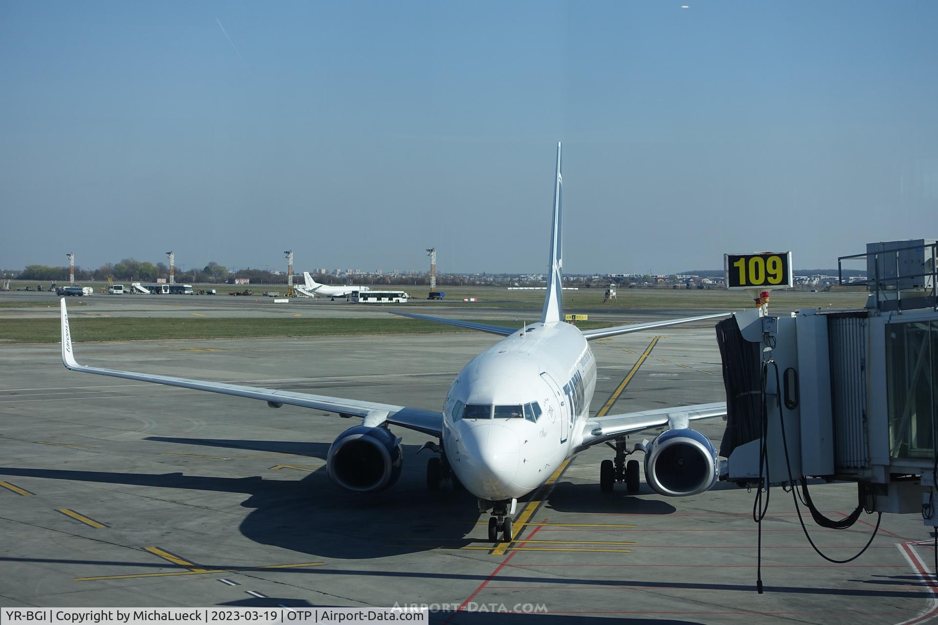 YR-BGI, 2003 Boeing 737-78J C/N 28439, At Henri Coanda