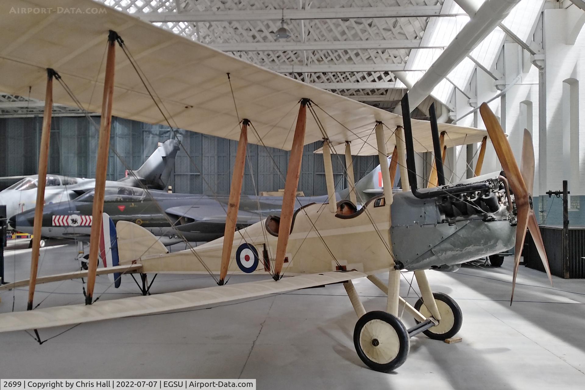 2699, Royal Aircraft Factory BE-2c C/N Not found 2699, IWM Duxford