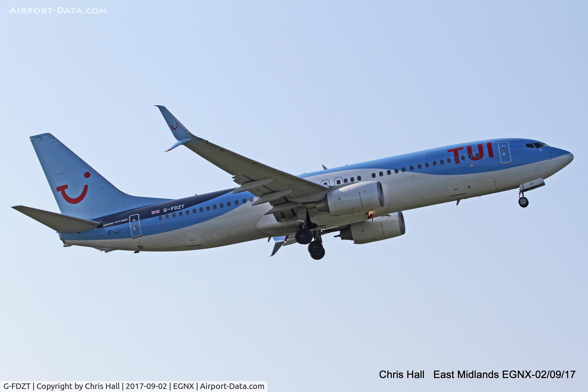 G-FDZT, 2011 Boeing 737-8K5 C/N 37248, East Midlands