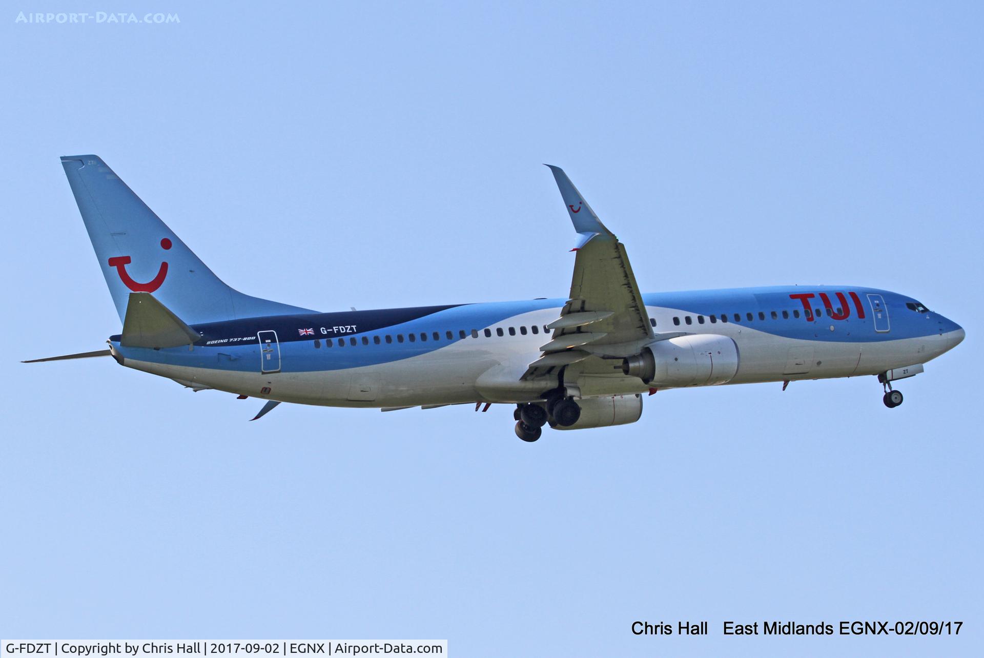 G-FDZT, 2011 Boeing 737-8K5 C/N 37248, East Midlands