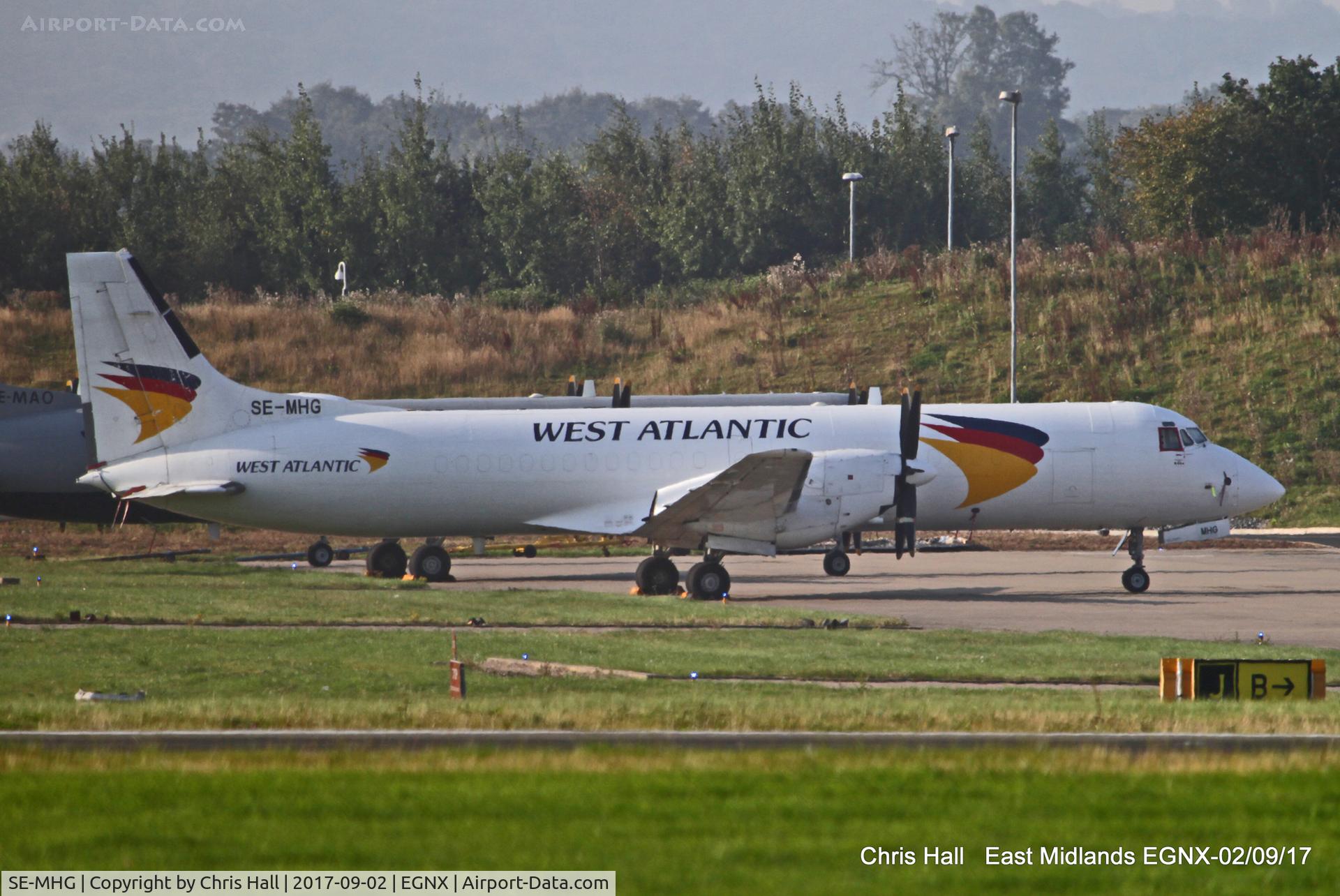 SE-MHG, 1989 British Aerospace ATP C/N 2014, East Midlands