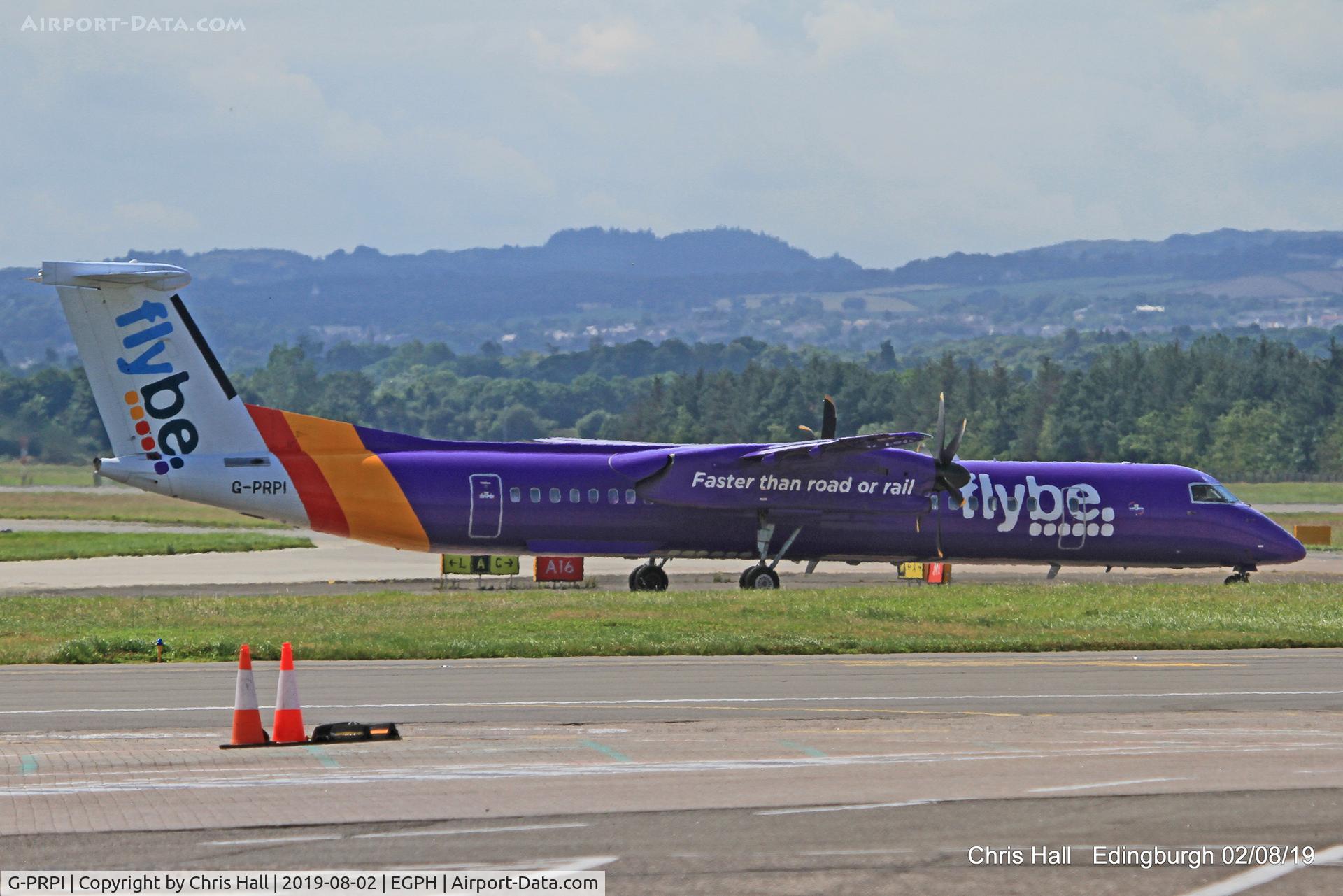 G-PRPI, 2008 Bombardier DHC-8-402 Dash 8 C/N 4204, Edinburgh