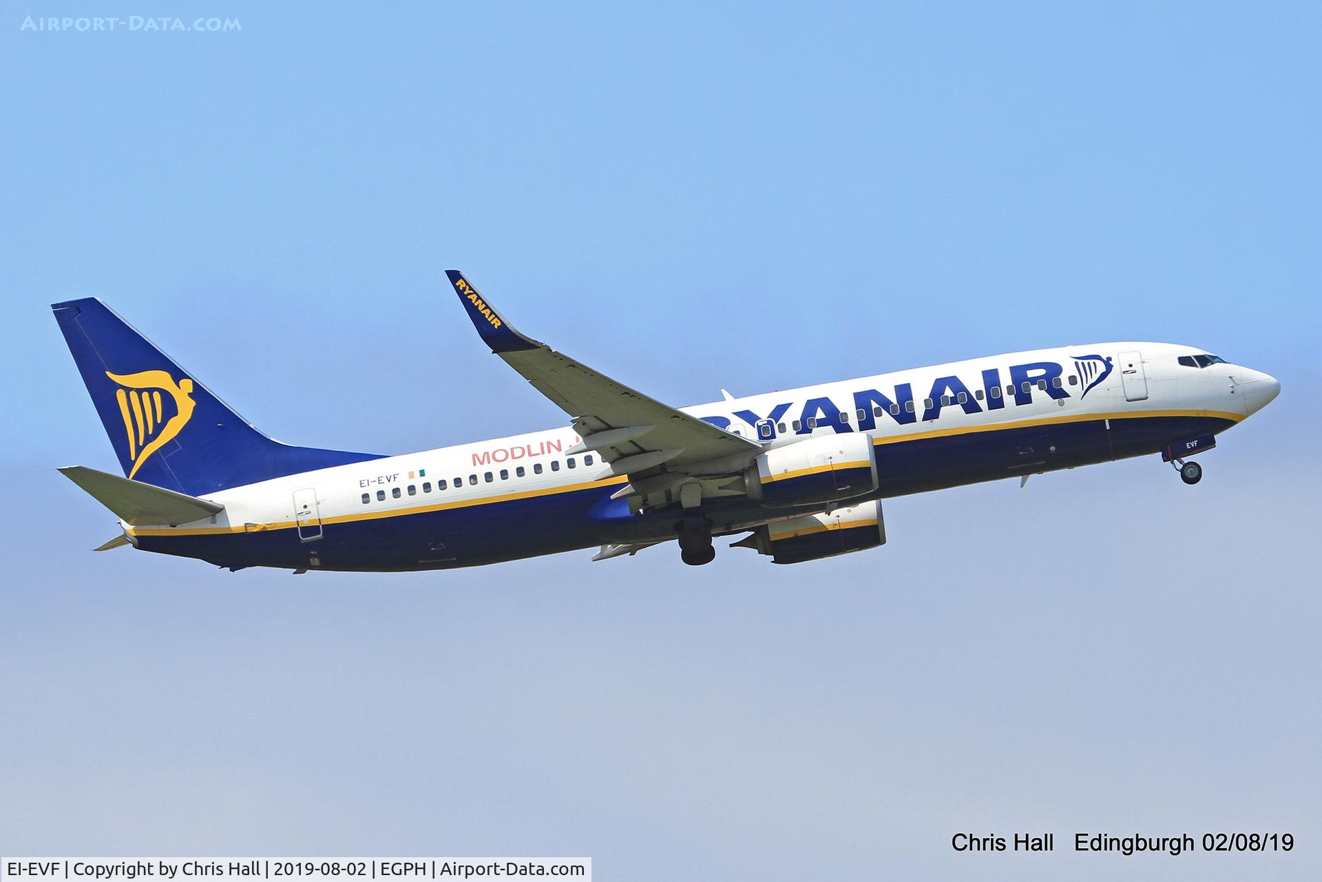 EI-EVF, 2012 Boeing 737-8AS C/N 40291, Edinburgh