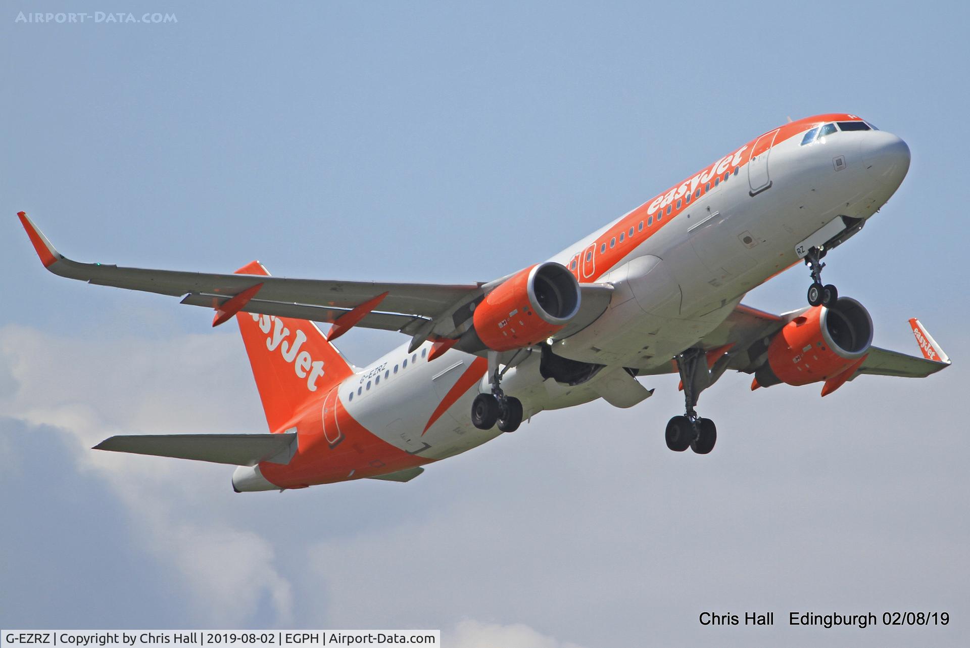 G-EZRZ, 2018 Airbus A320-214 C/N 8358, Edinburgh
